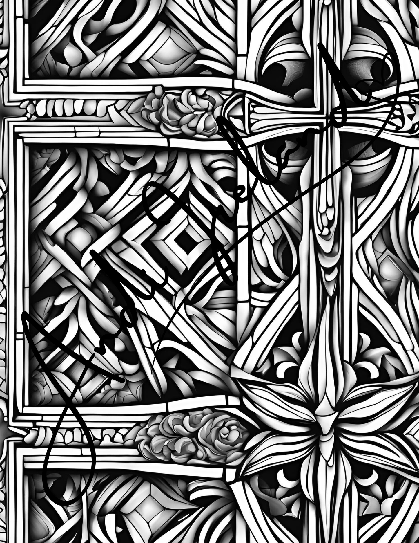 Gothic Patterns Coloring Pages | PDF Download