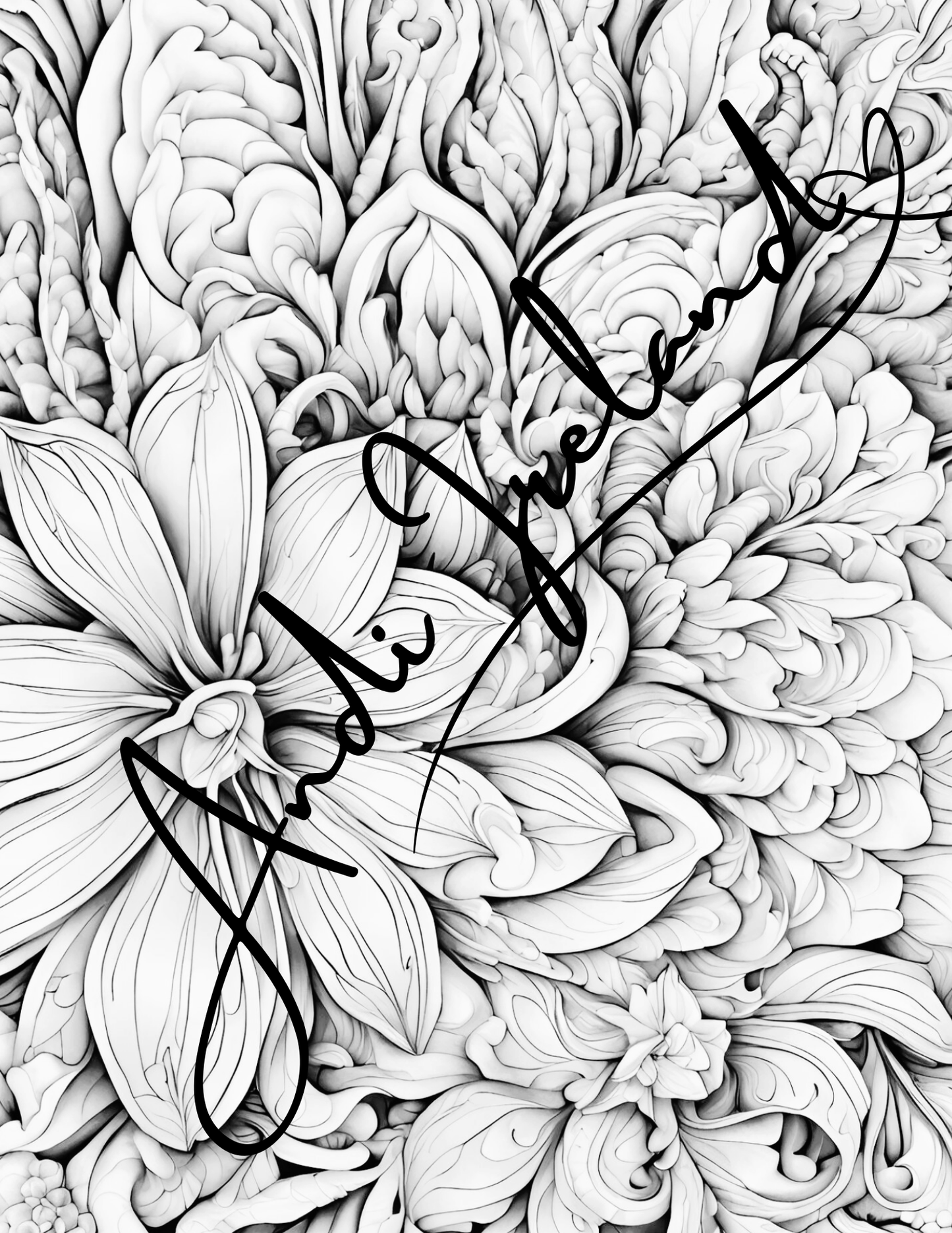 Floral Explosion Abstract Patterns Coloring Pages | PDF Download