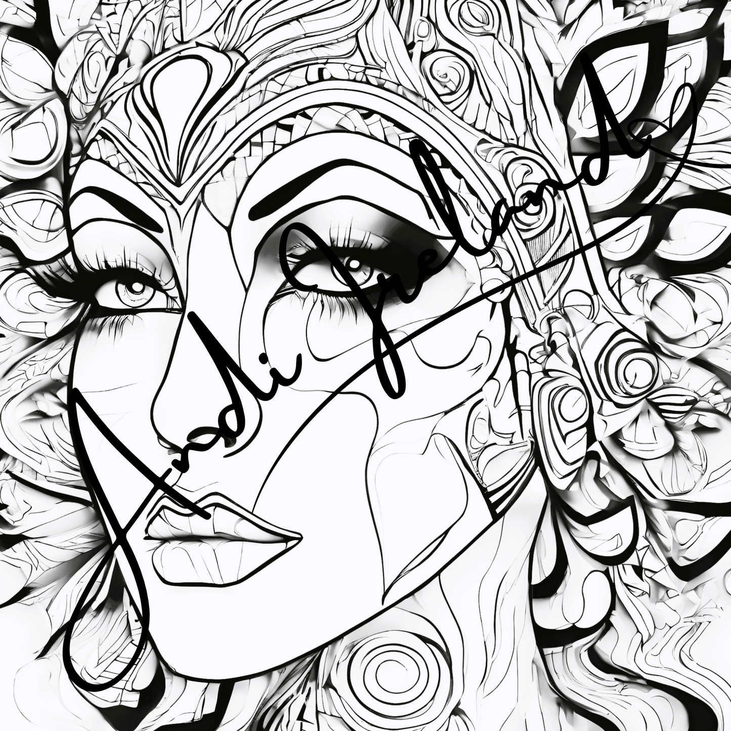 MindSpace Creatives: Adult Coloring Book Goddess