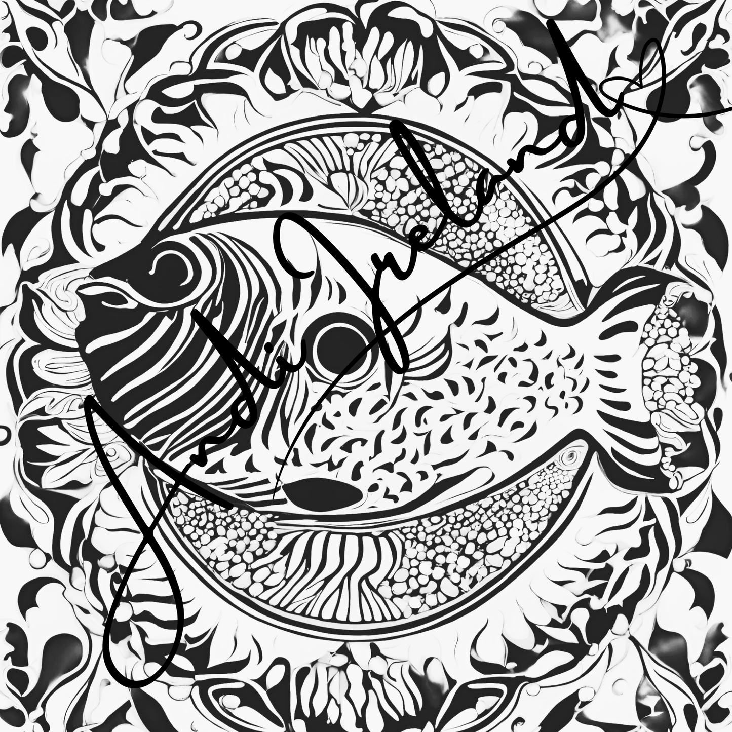 MindSpace Creatives Adult Coloring Book: Creative Coloring Fish Patterns