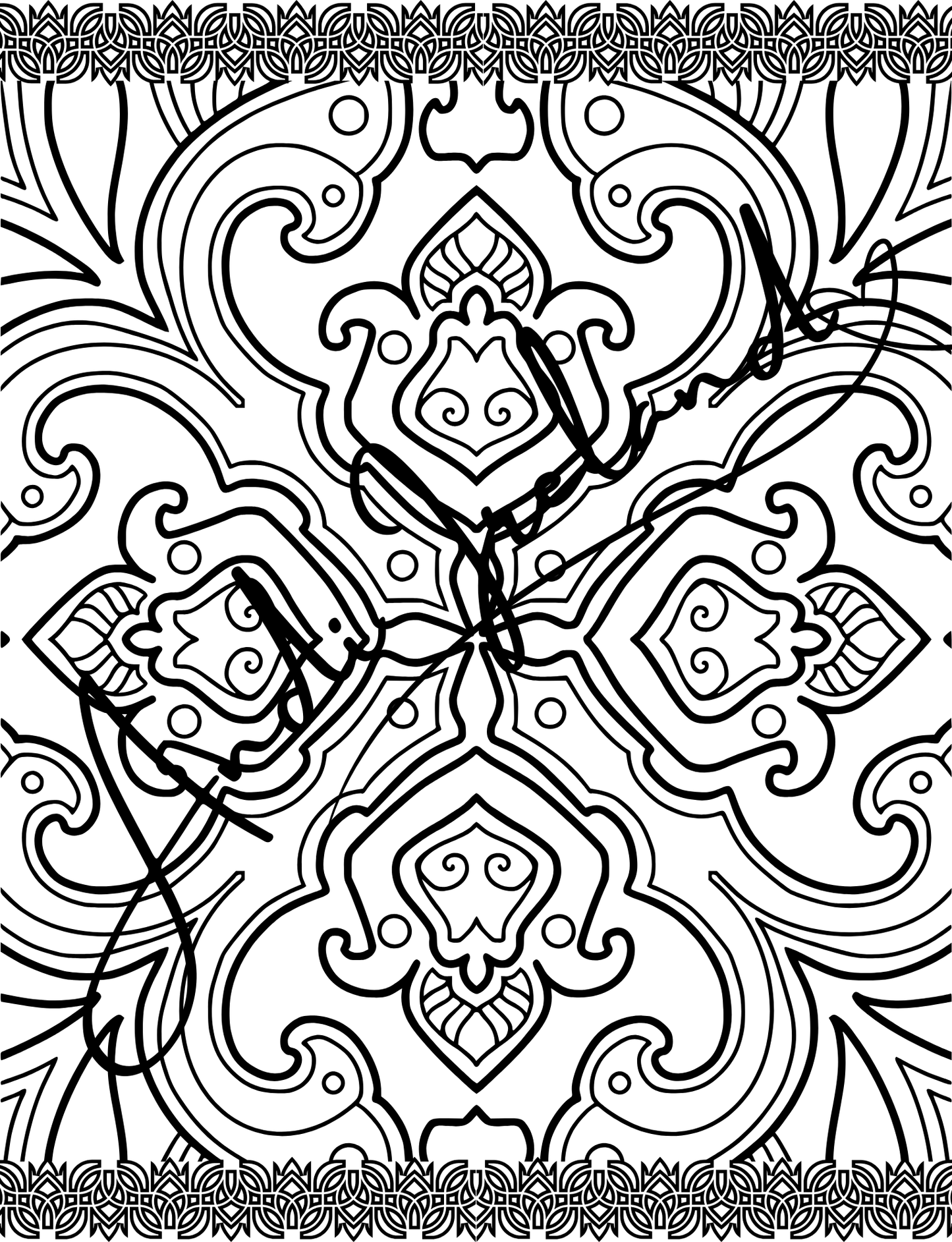 MindSpace Creatives Adult Coloring Book: Florals