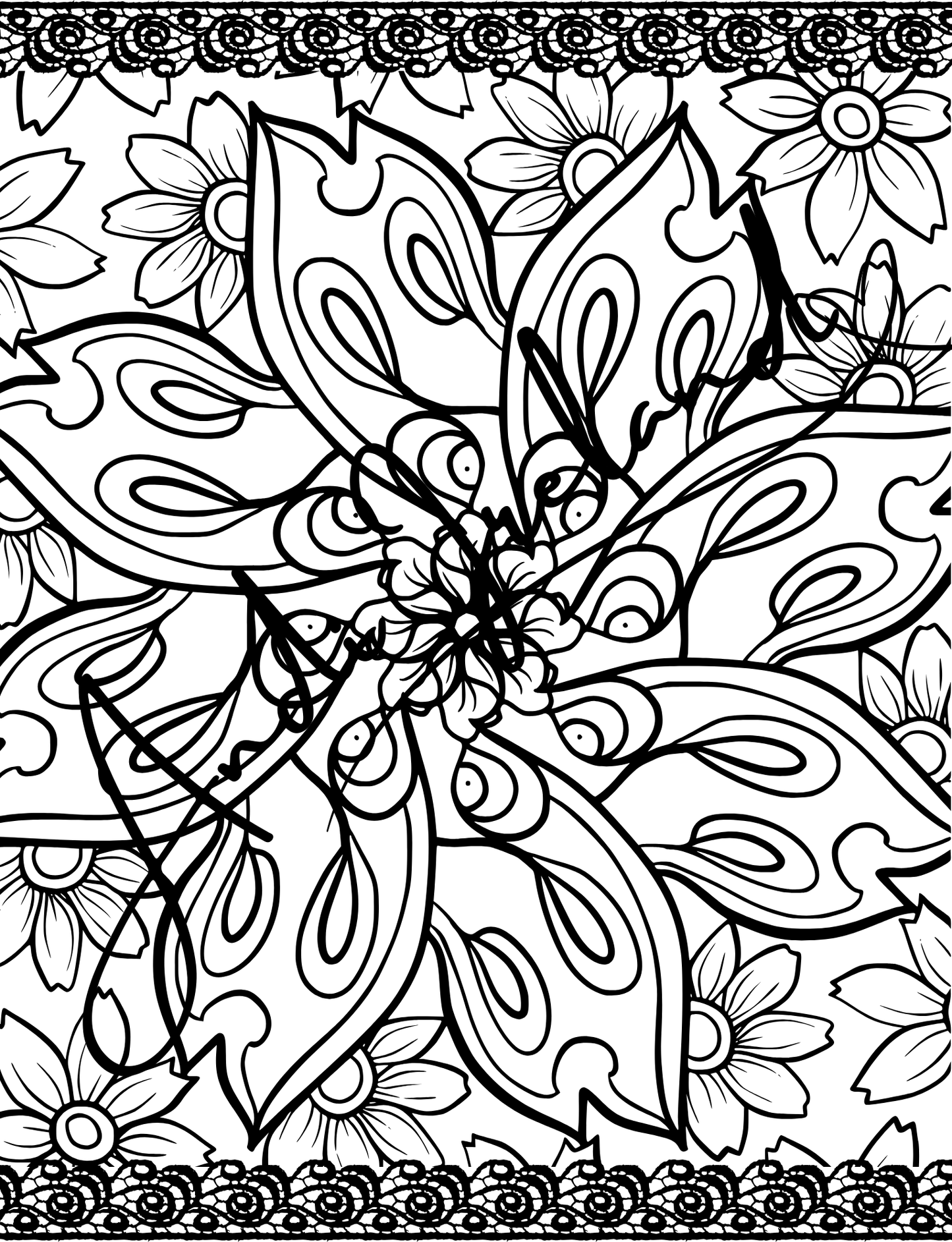 MindSpace Creatives Adult Coloring Book: Florals