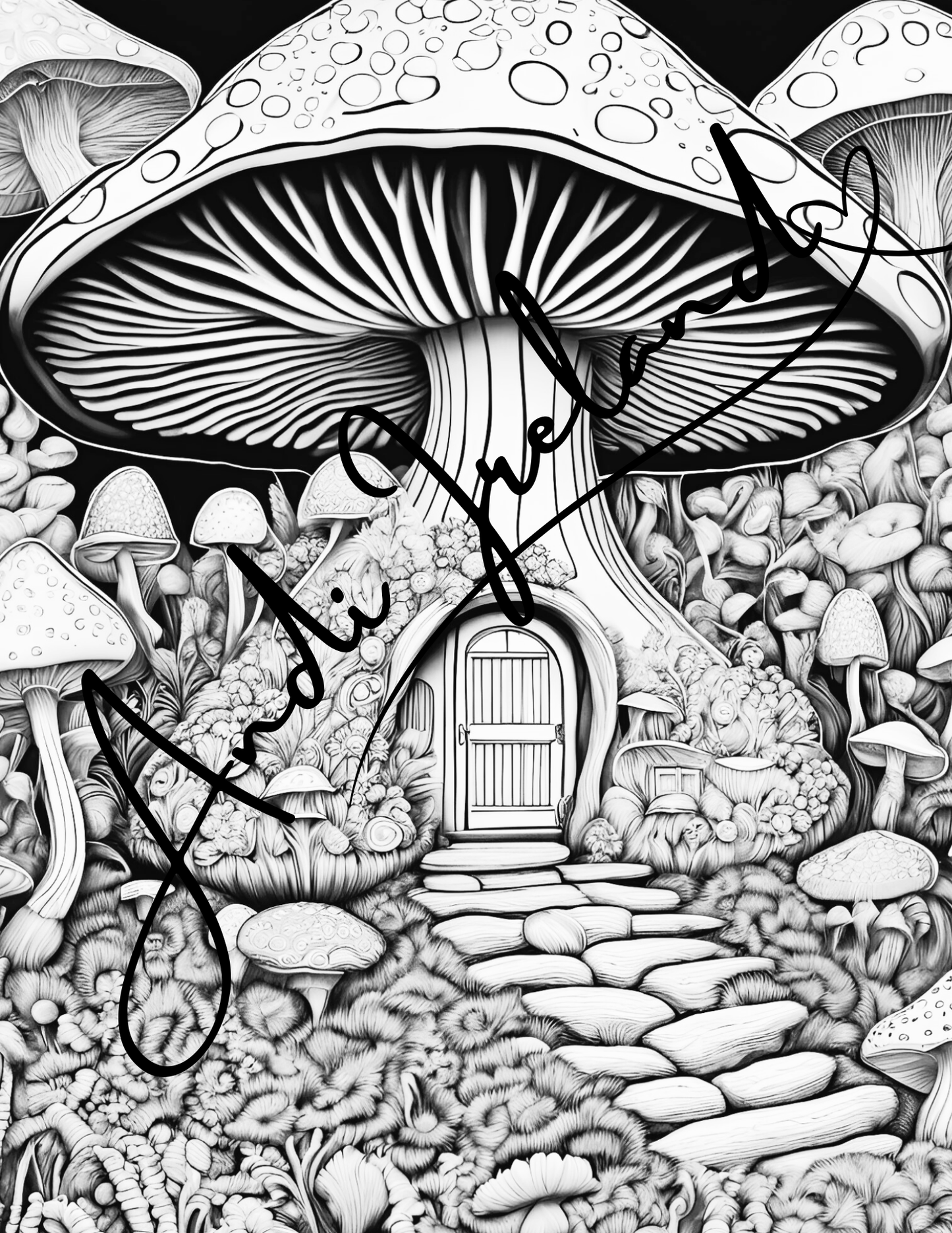 Mushroom Castle Coloring Pages | PDF Download