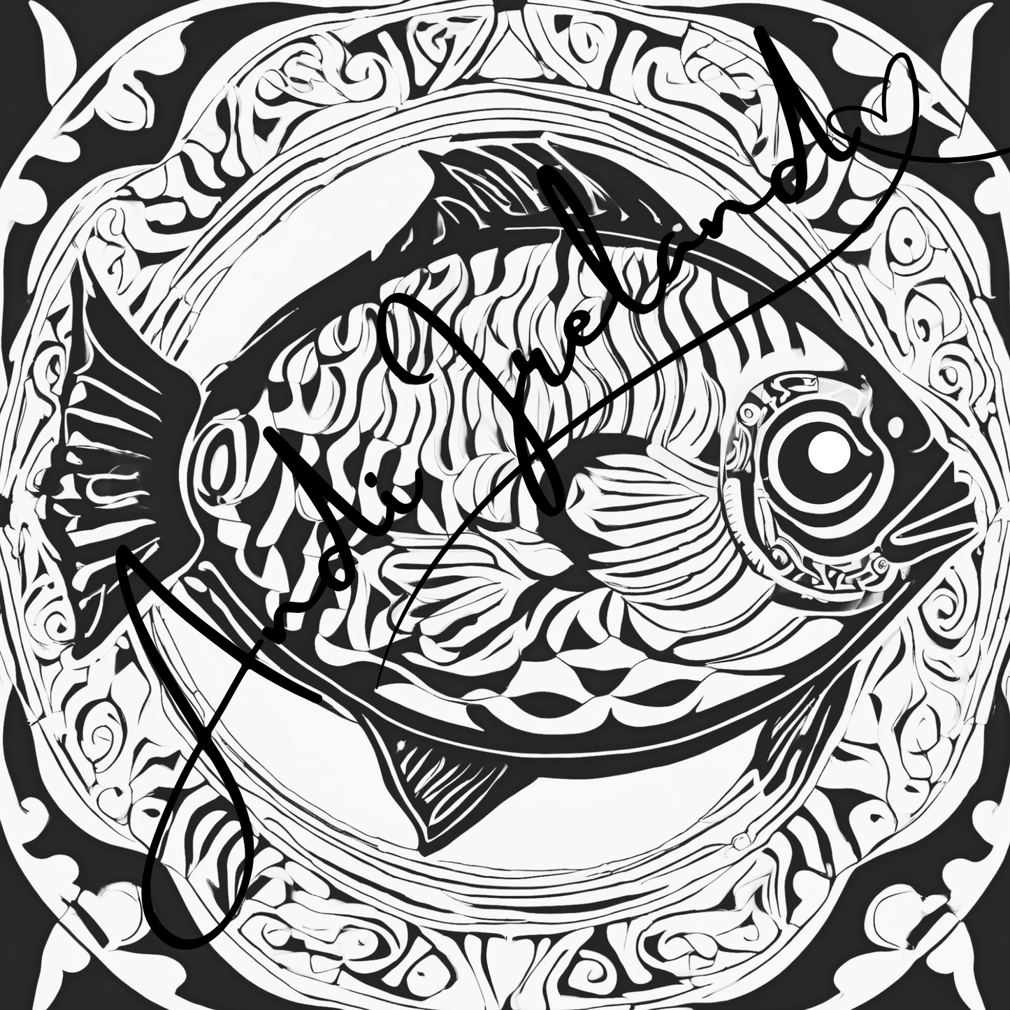 MindSpace Creatives Adult Coloring Book: Creative Coloring Fish Patterns