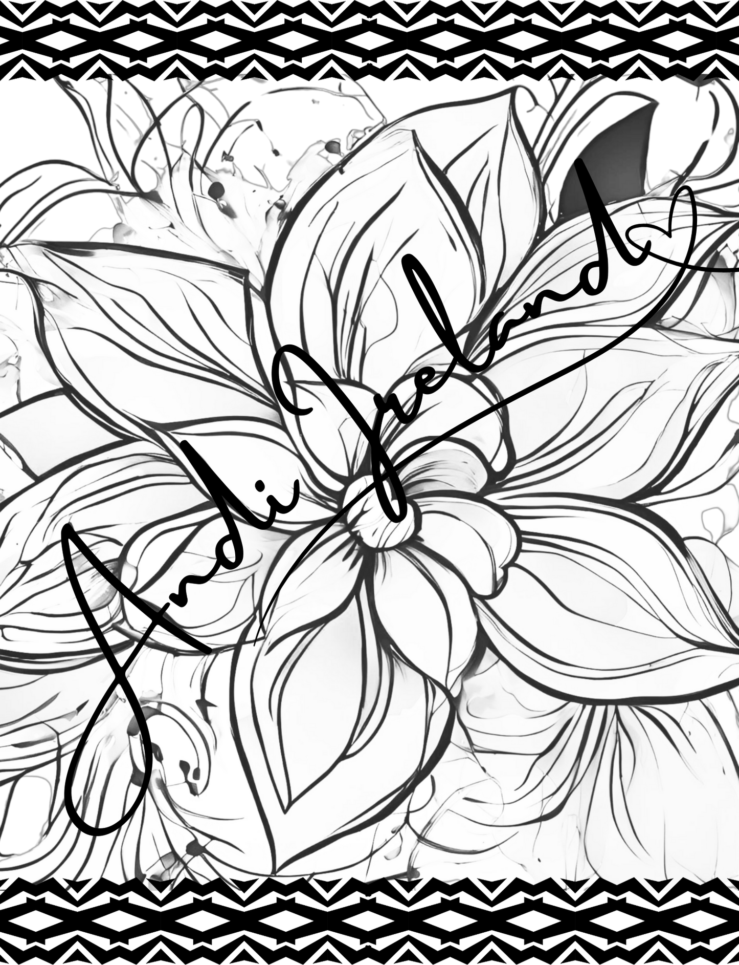 MindSpace Creatives Adult Coloring Book: Florals