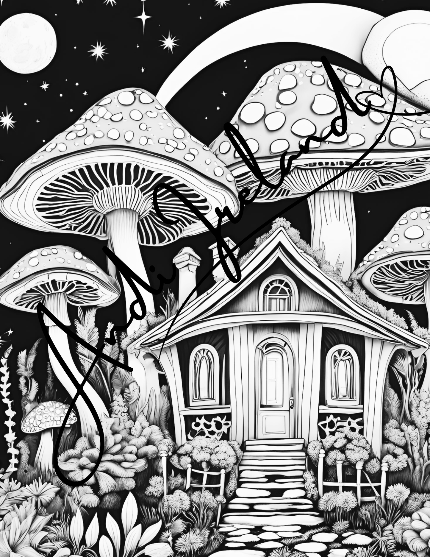 Mushroom Castle Coloring Pages | PDF Download