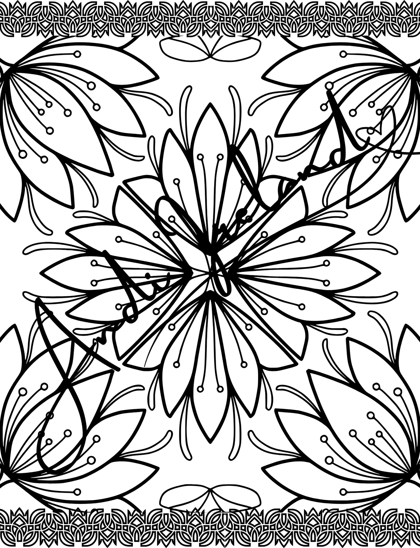 MindSpace Creatives Adult Coloring Book: Florals