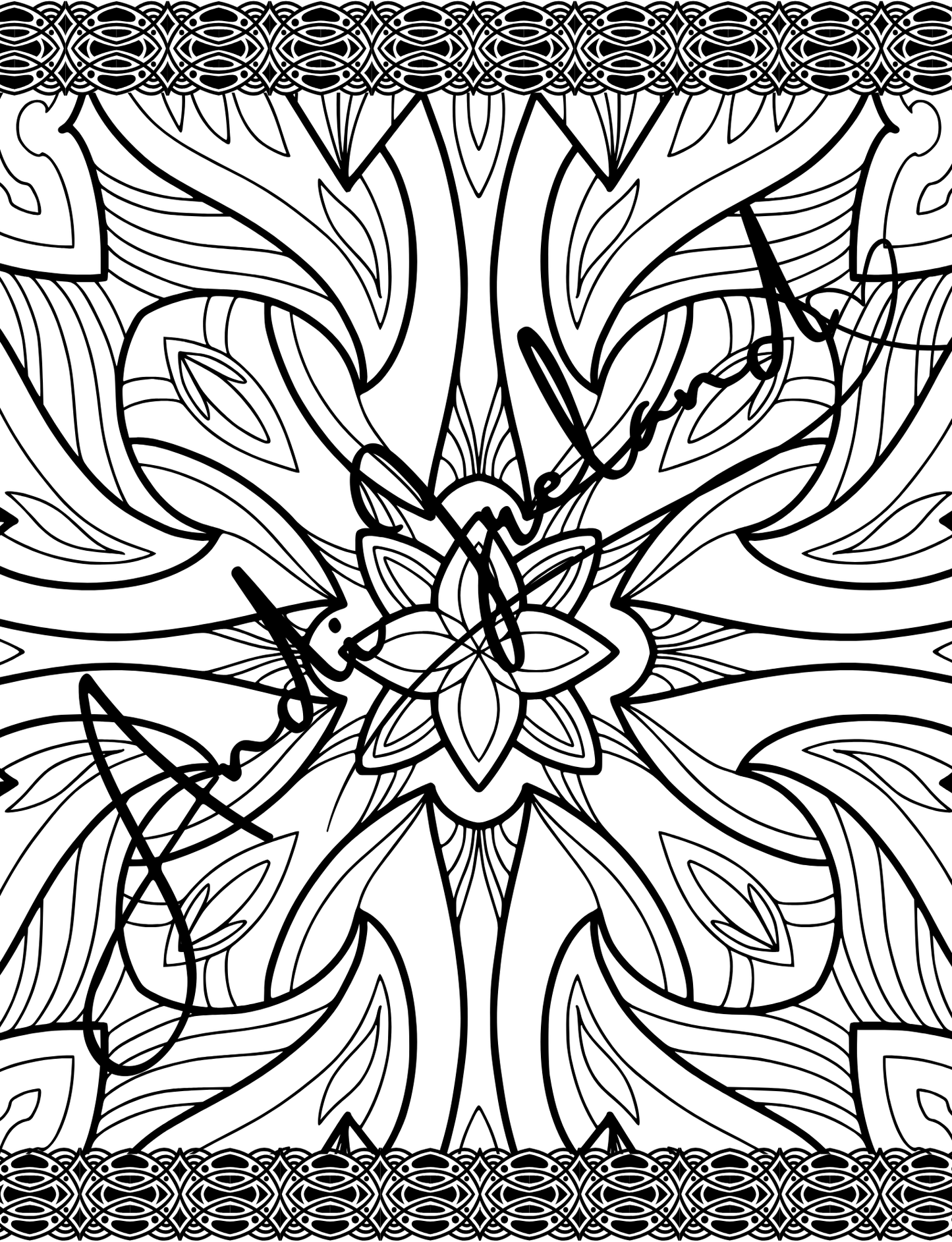 MindSpace Creatives Adult Coloring Book: Florals