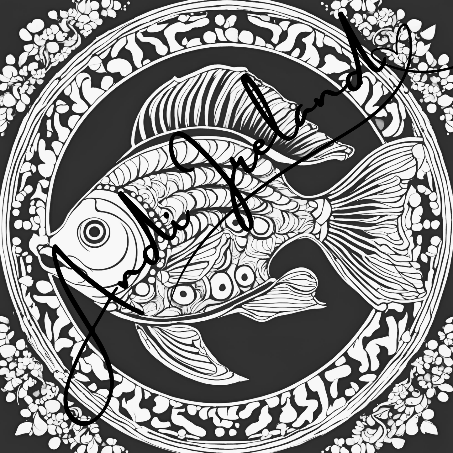 MindSpace Creatives Adult Coloring Book: Creative Coloring Fish Patterns