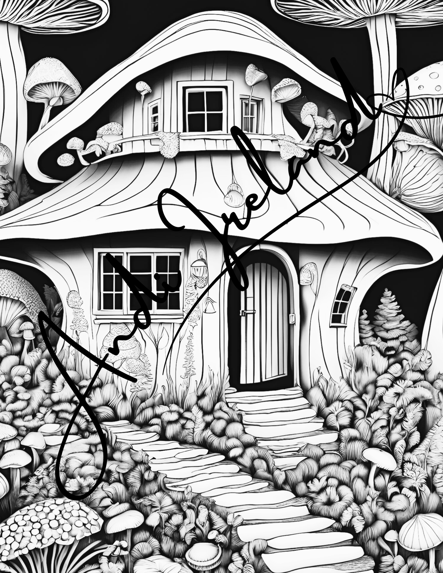 Mushroom Castle Coloring Pages | PDF Download