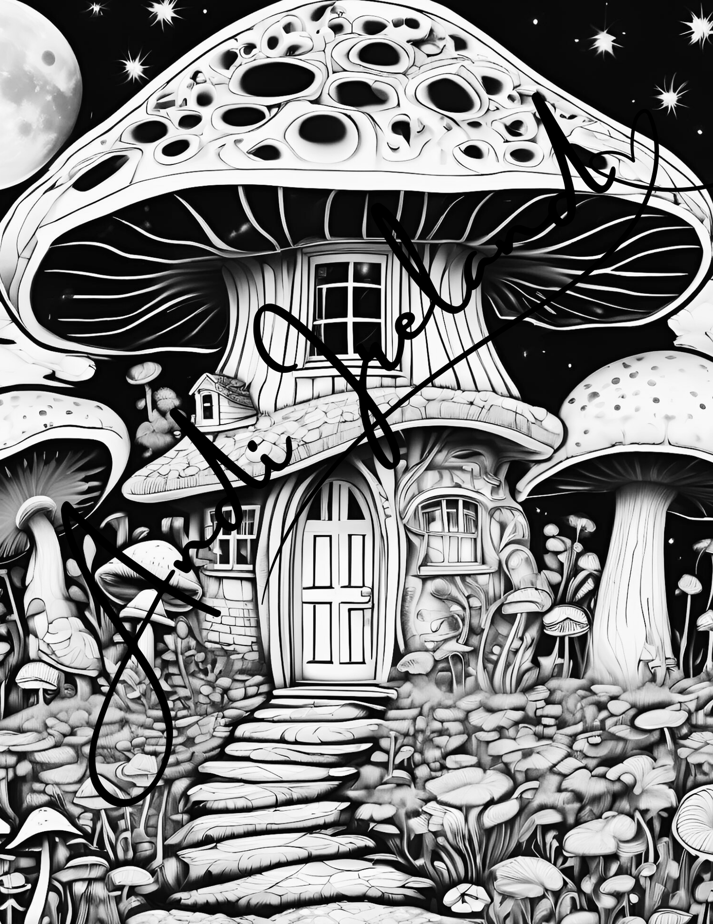 Mushroom Castle Coloring Pages | PDF Download