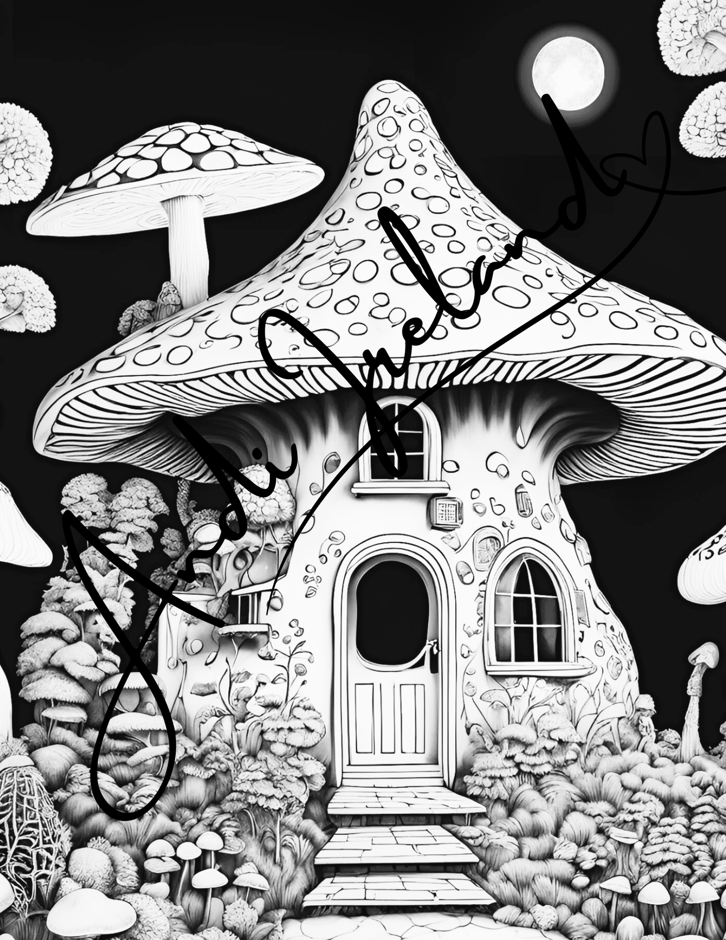 Mushroom Castle Coloring Pages | PDF Download