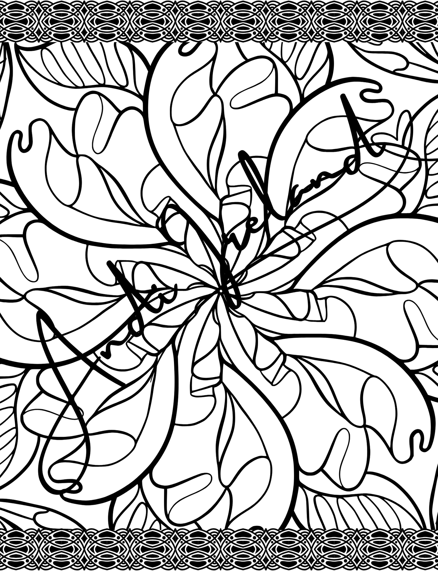 MindSpace Creatives Adult Coloring Book: Florals