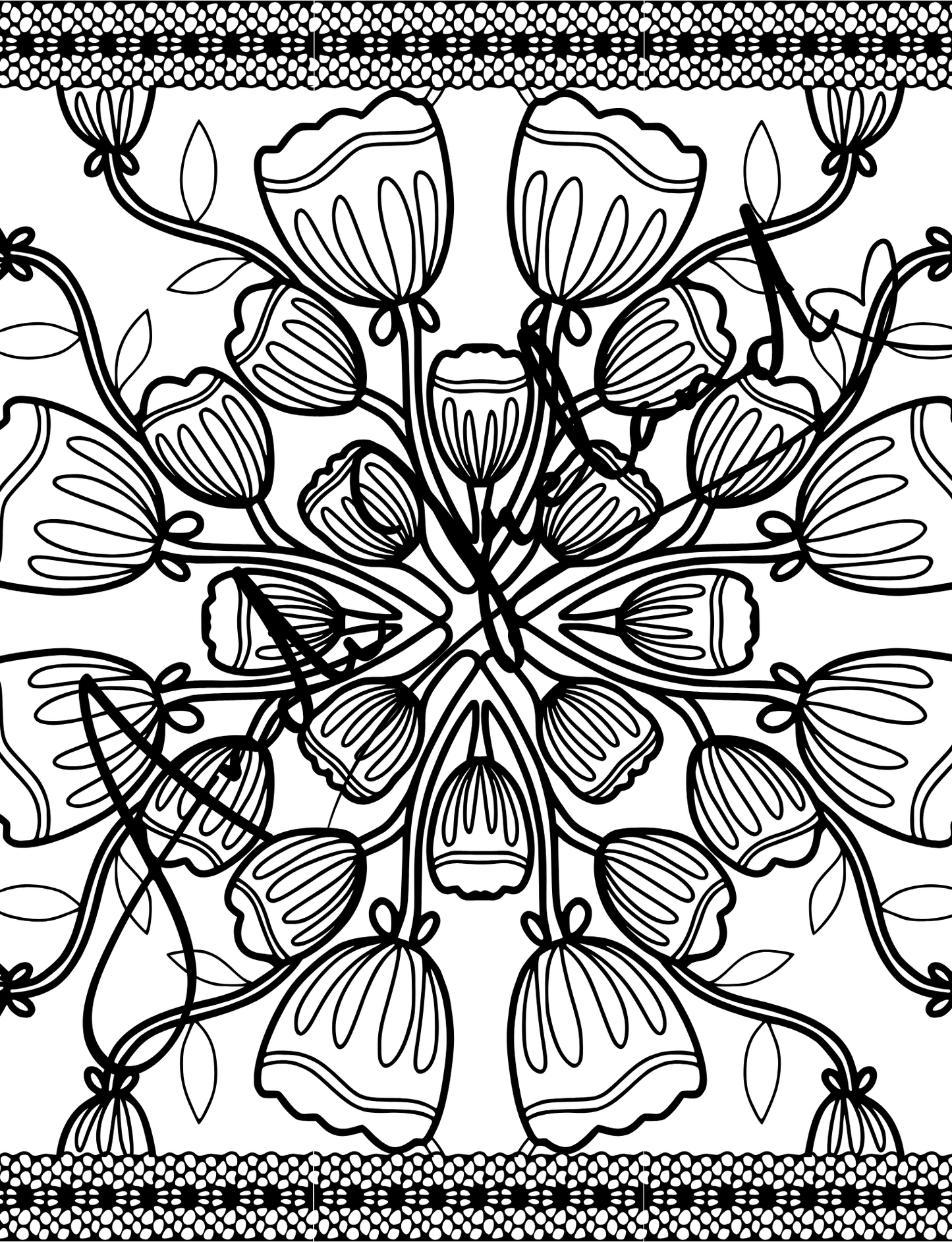 MindSpace Creatives Adult Coloring Book: Florals