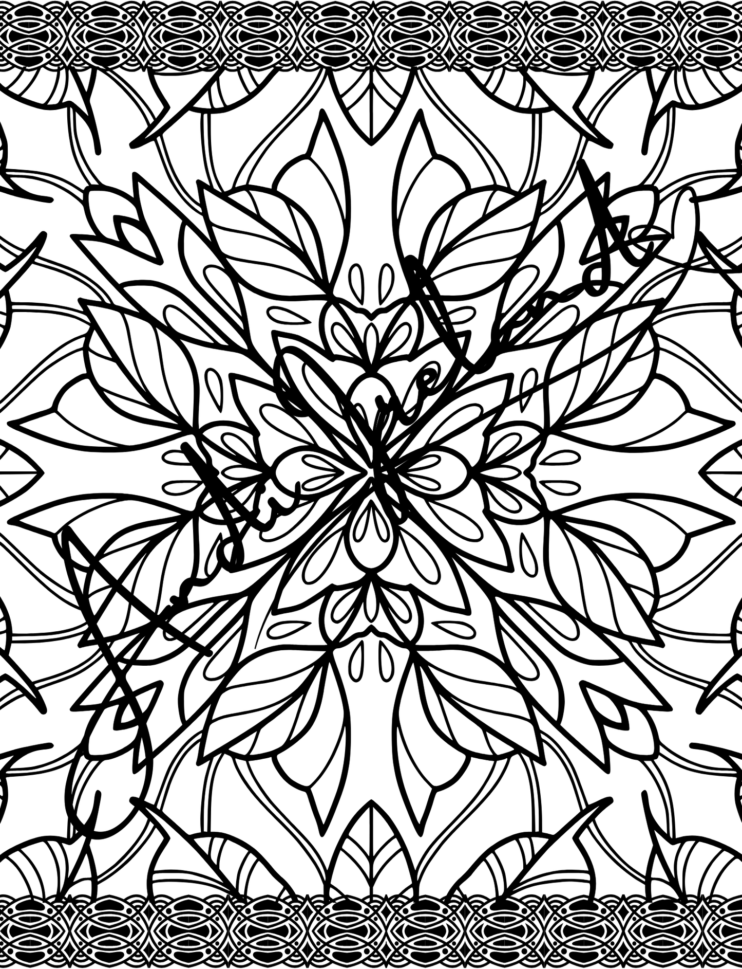 MindSpace Creatives Adult Coloring Book: Florals