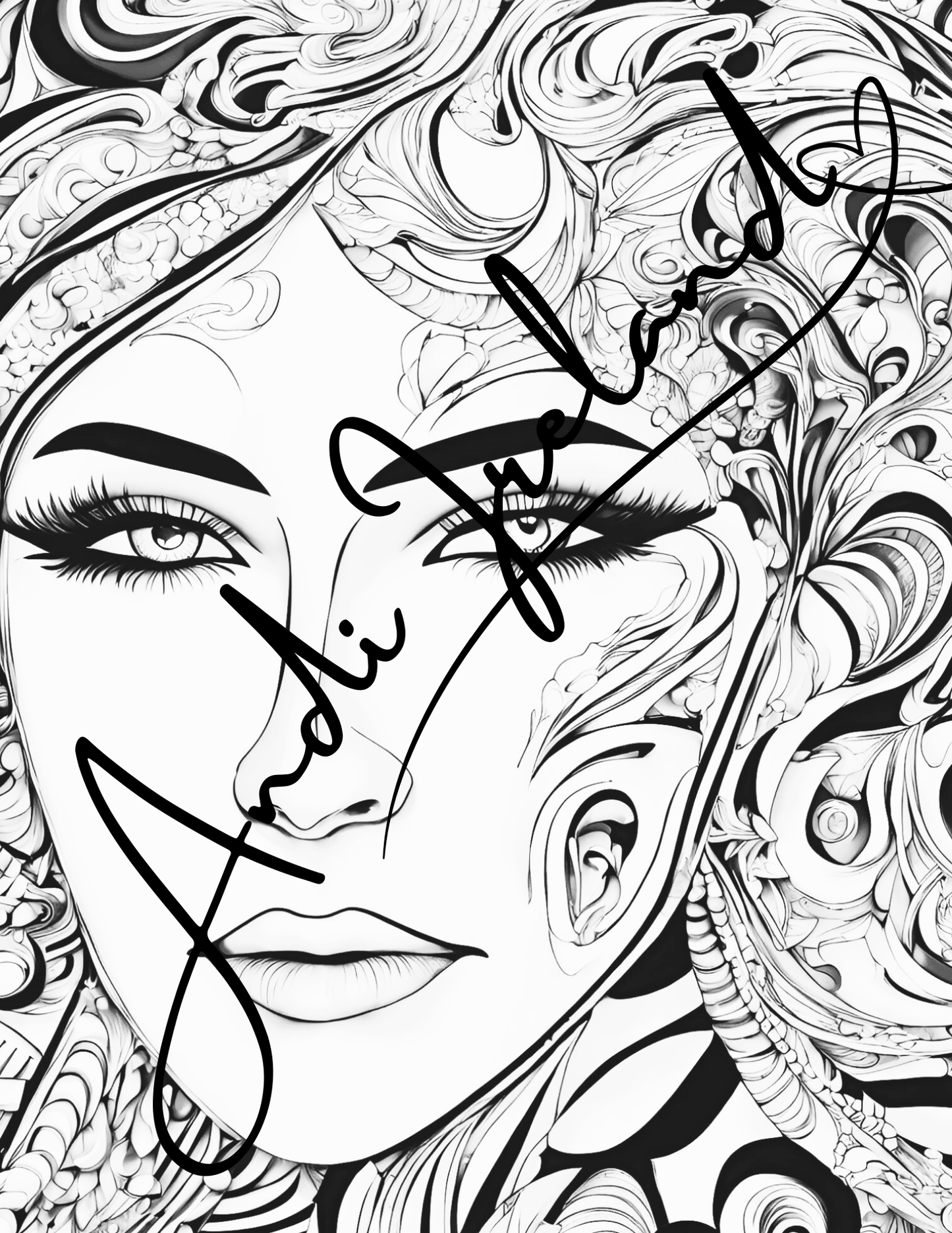 Goddess Energy Coloring Pages | PDF Download