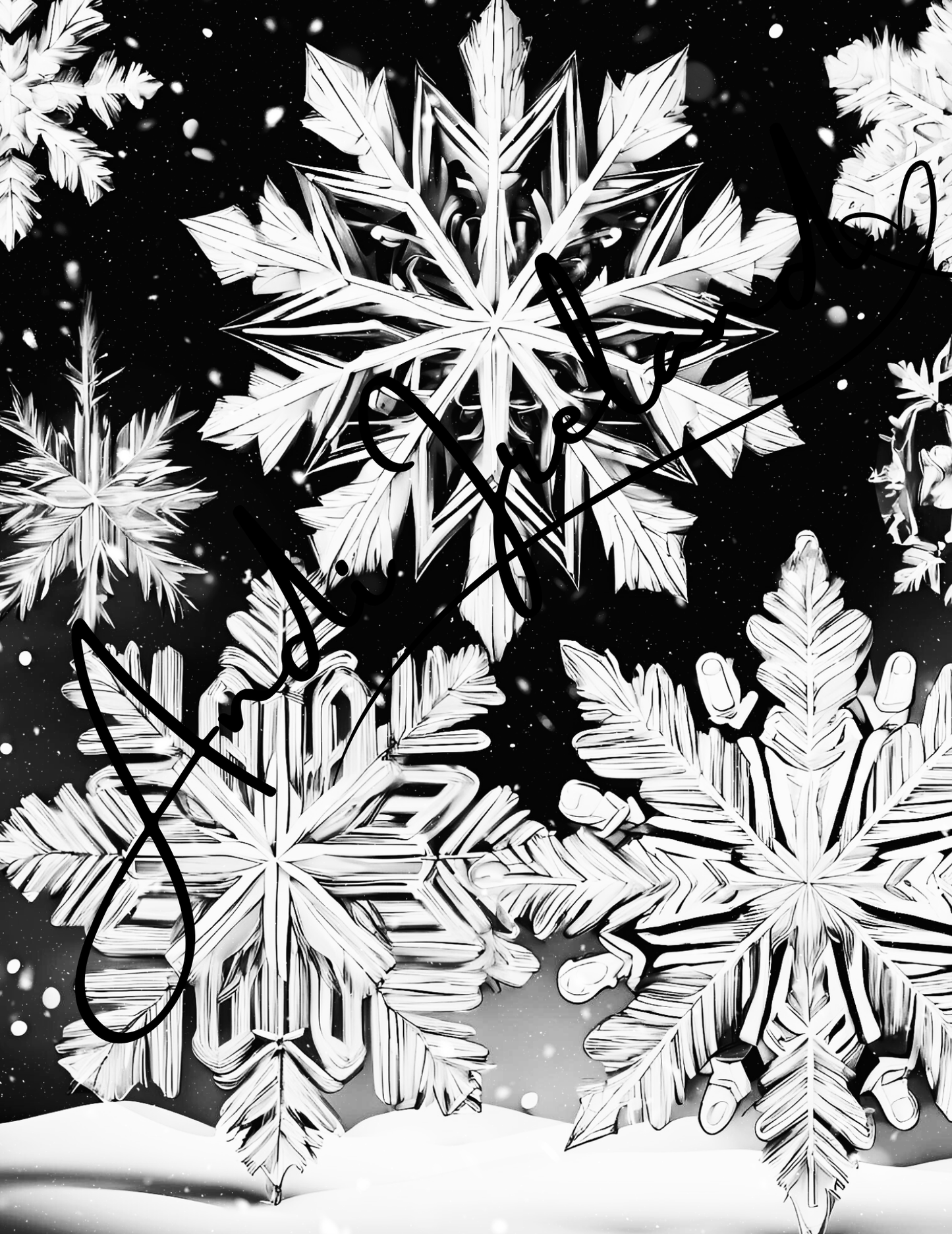 Winter Snowflakes Coloring Pages | PDF Download