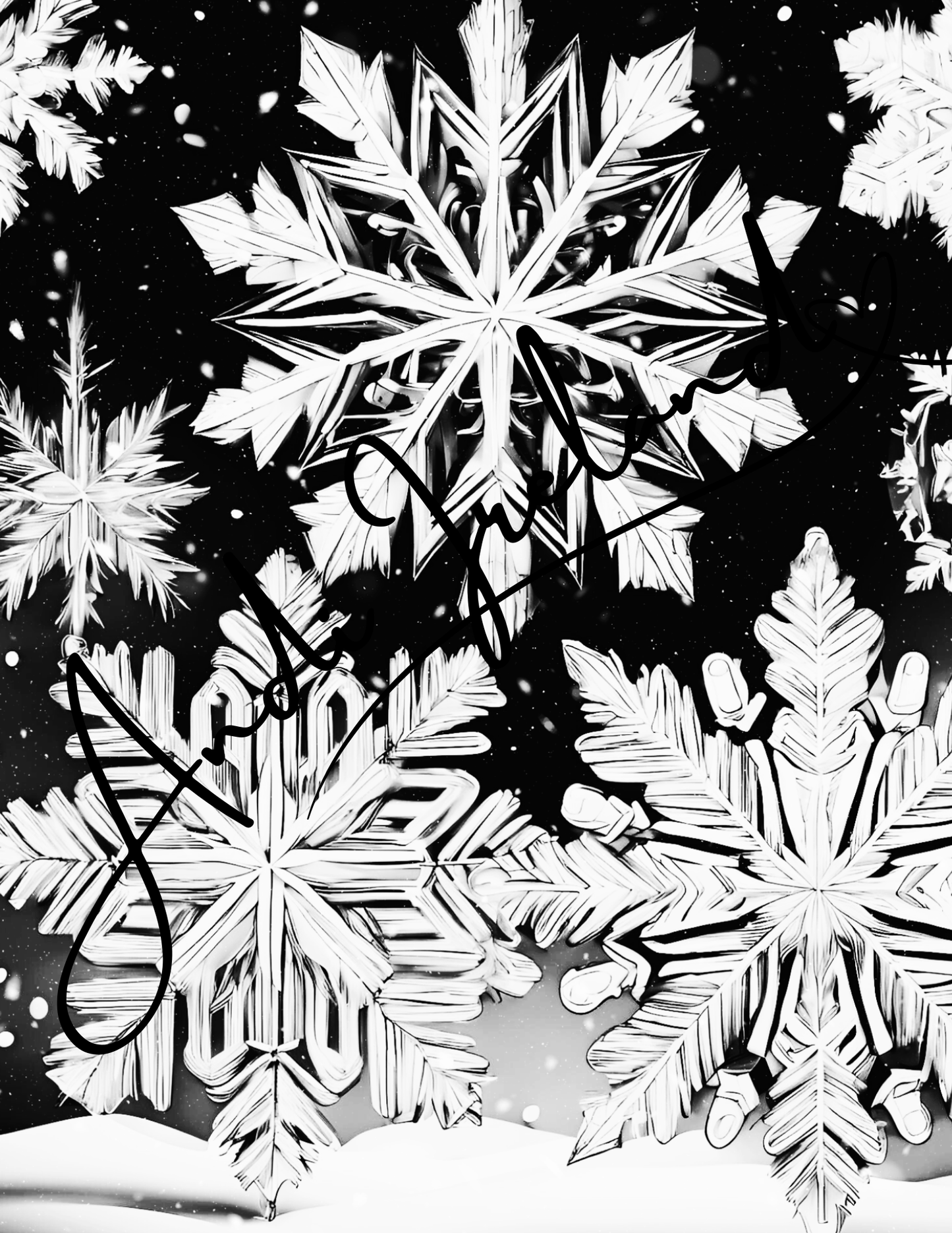 MindSpace Creatives: Adult Coloring Book Snowflake Magic