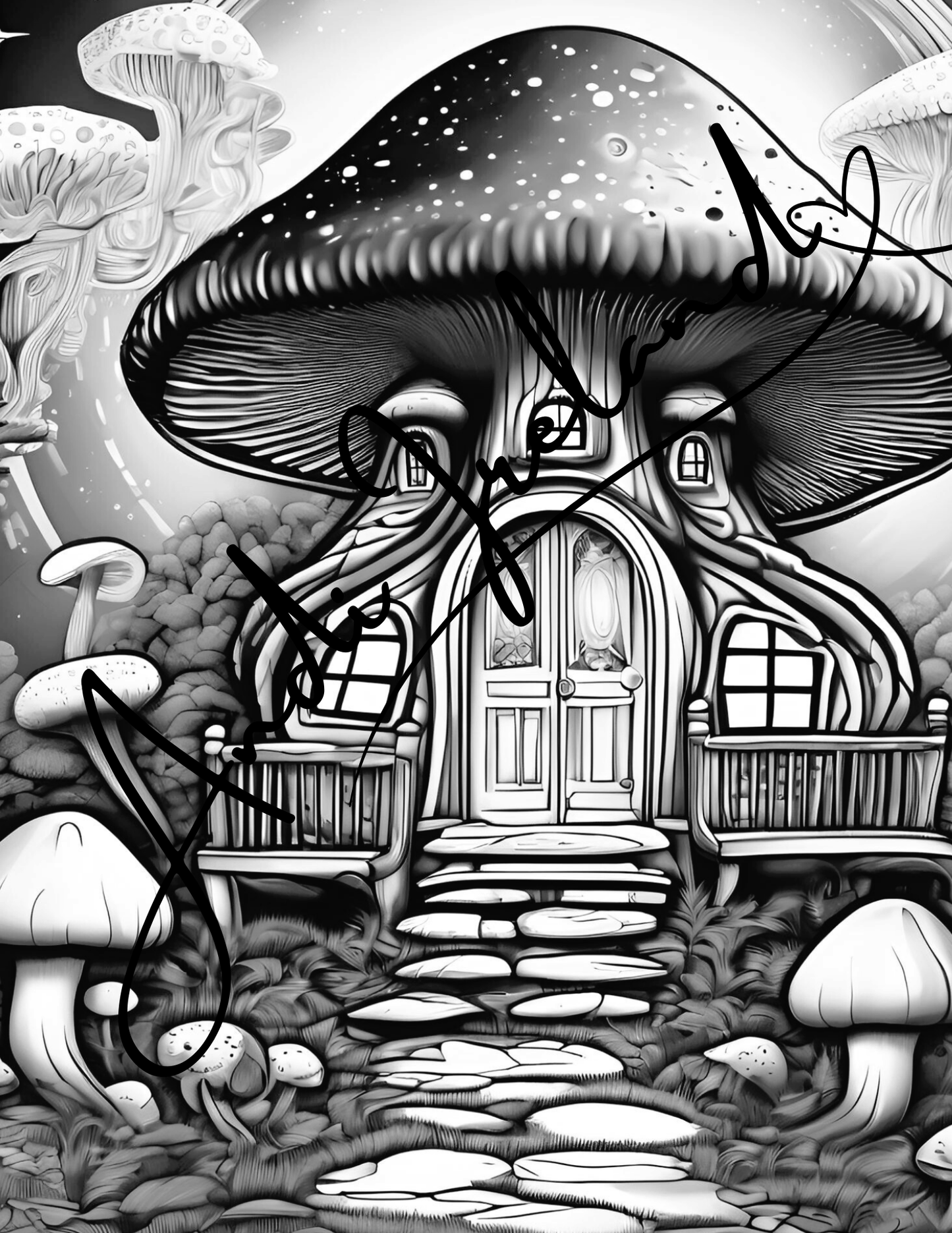 Mushroom Castle Coloring Pages | PDF Download