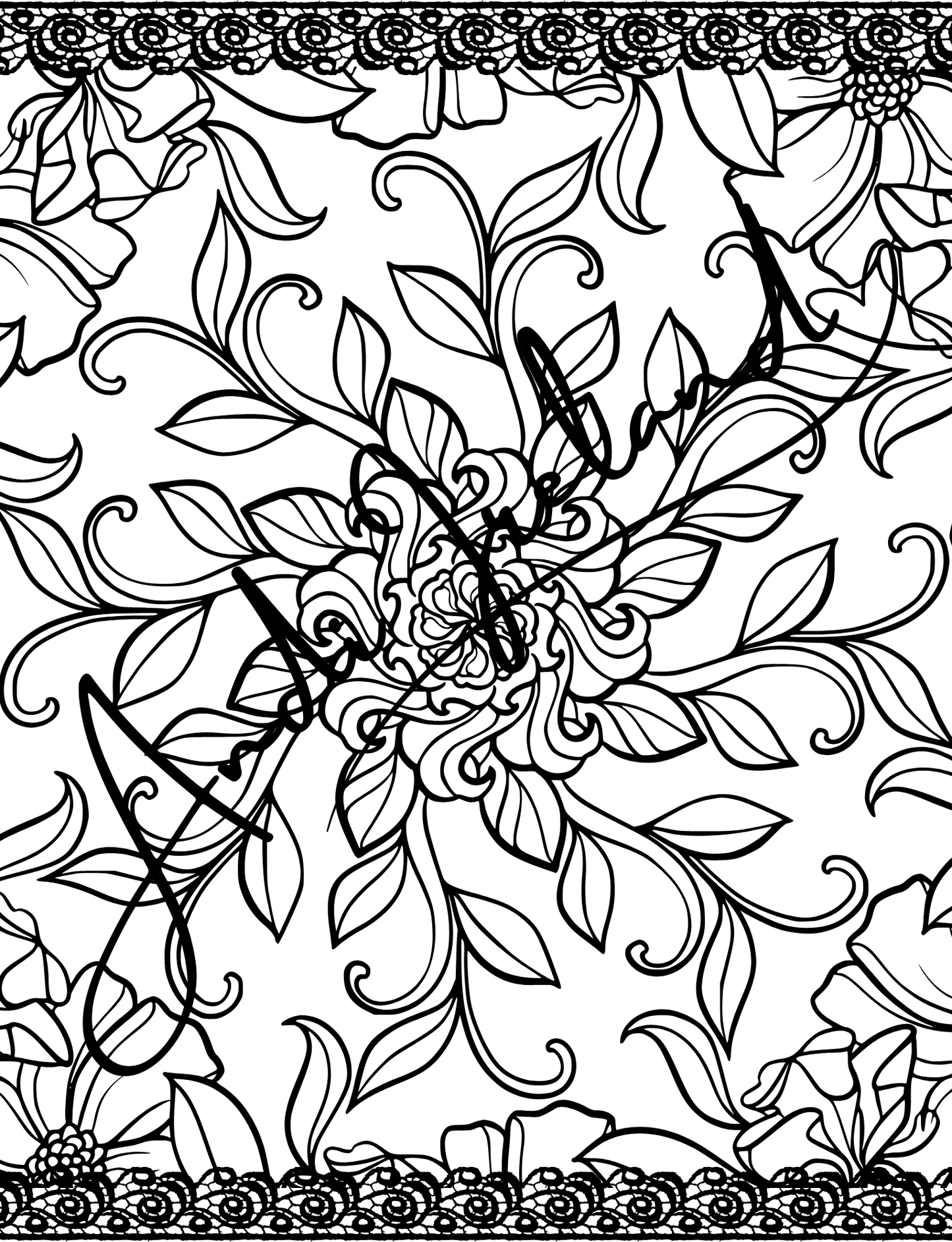 MindSpace Creatives Adult Coloring Book: Florals