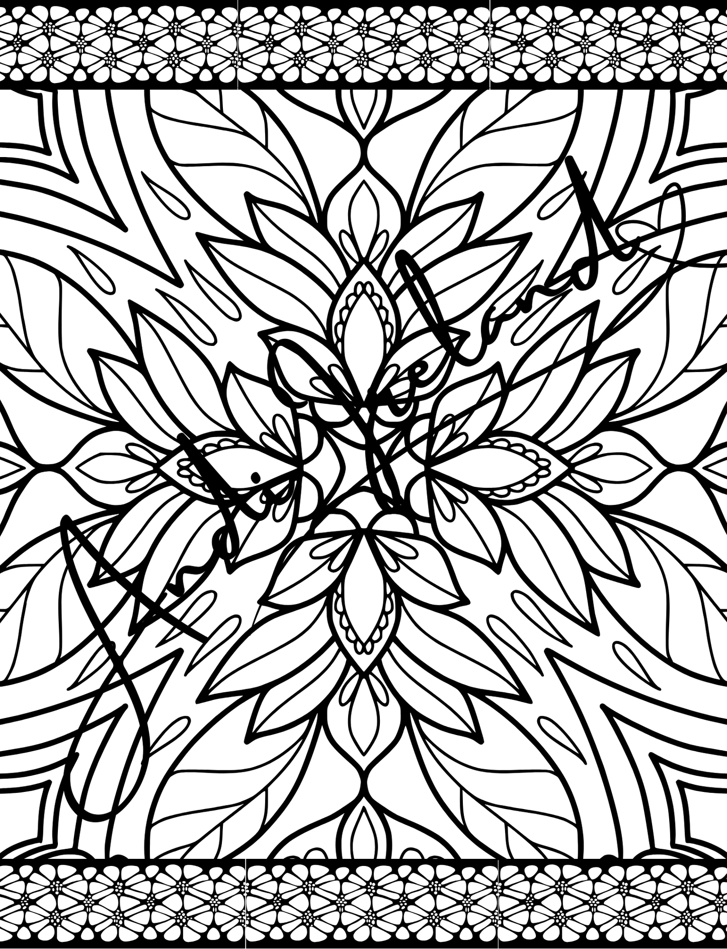 MindSpace Creatives Adult Coloring Book: Florals