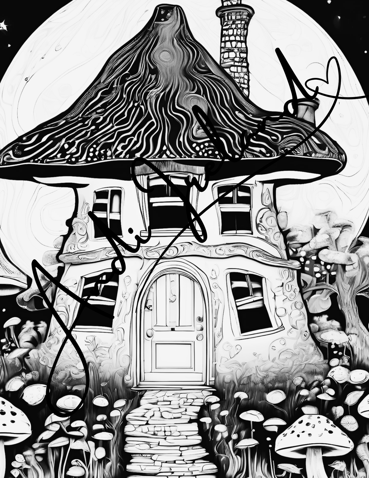 Mushroom Castle Coloring Pages | PDF Download