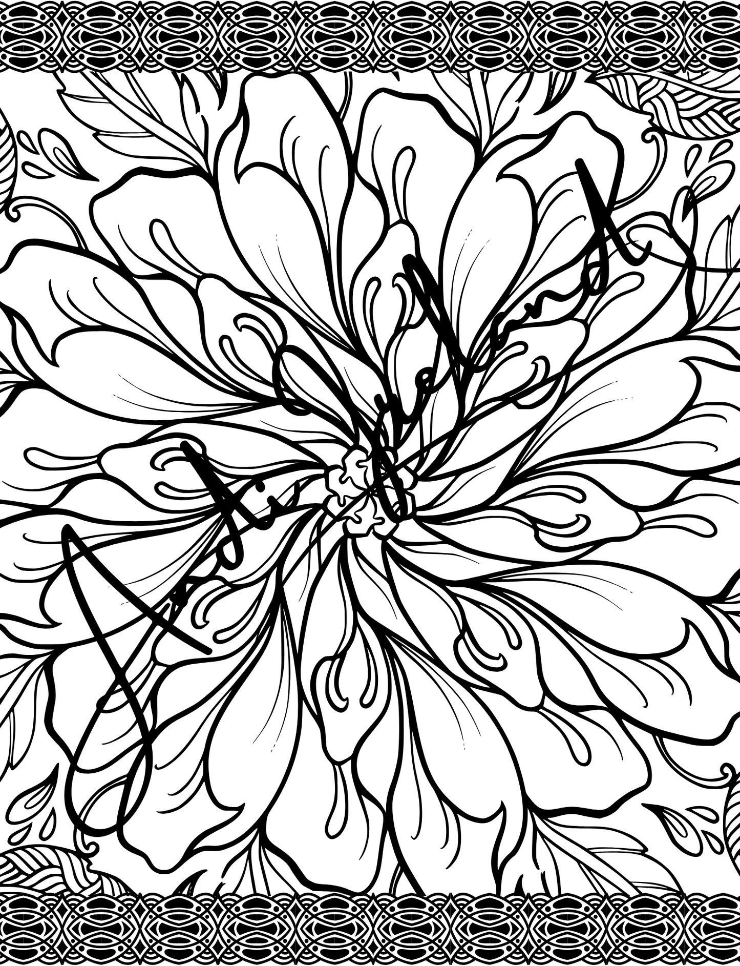 MindSpace Creatives Adult Coloring Book: Florals