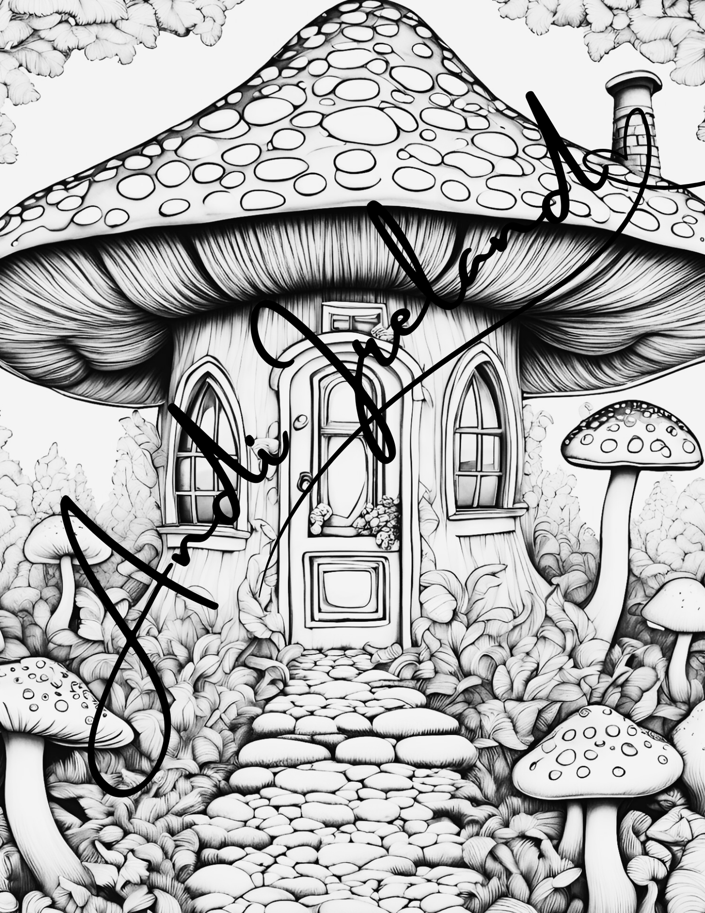 Mushroom Castle Coloring Pages | PDF Download