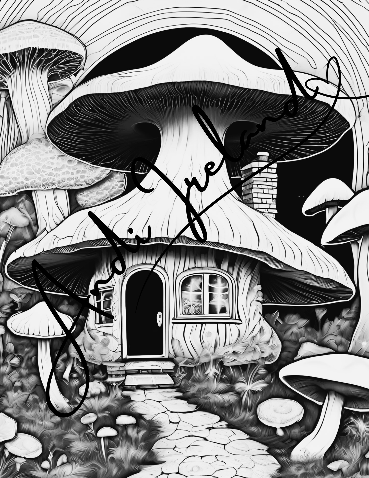 Mushroom Castle Coloring Pages | PDF Download