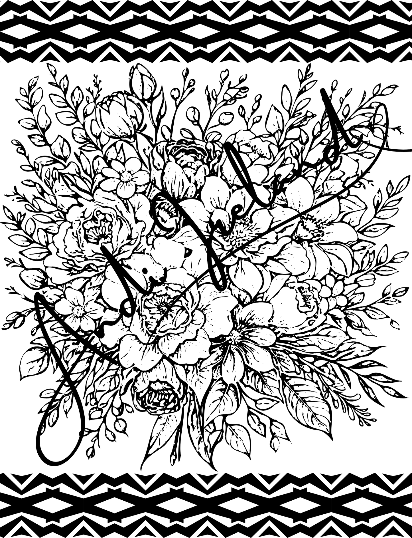 MindSpace Creatives Adult Coloring Book: Florals