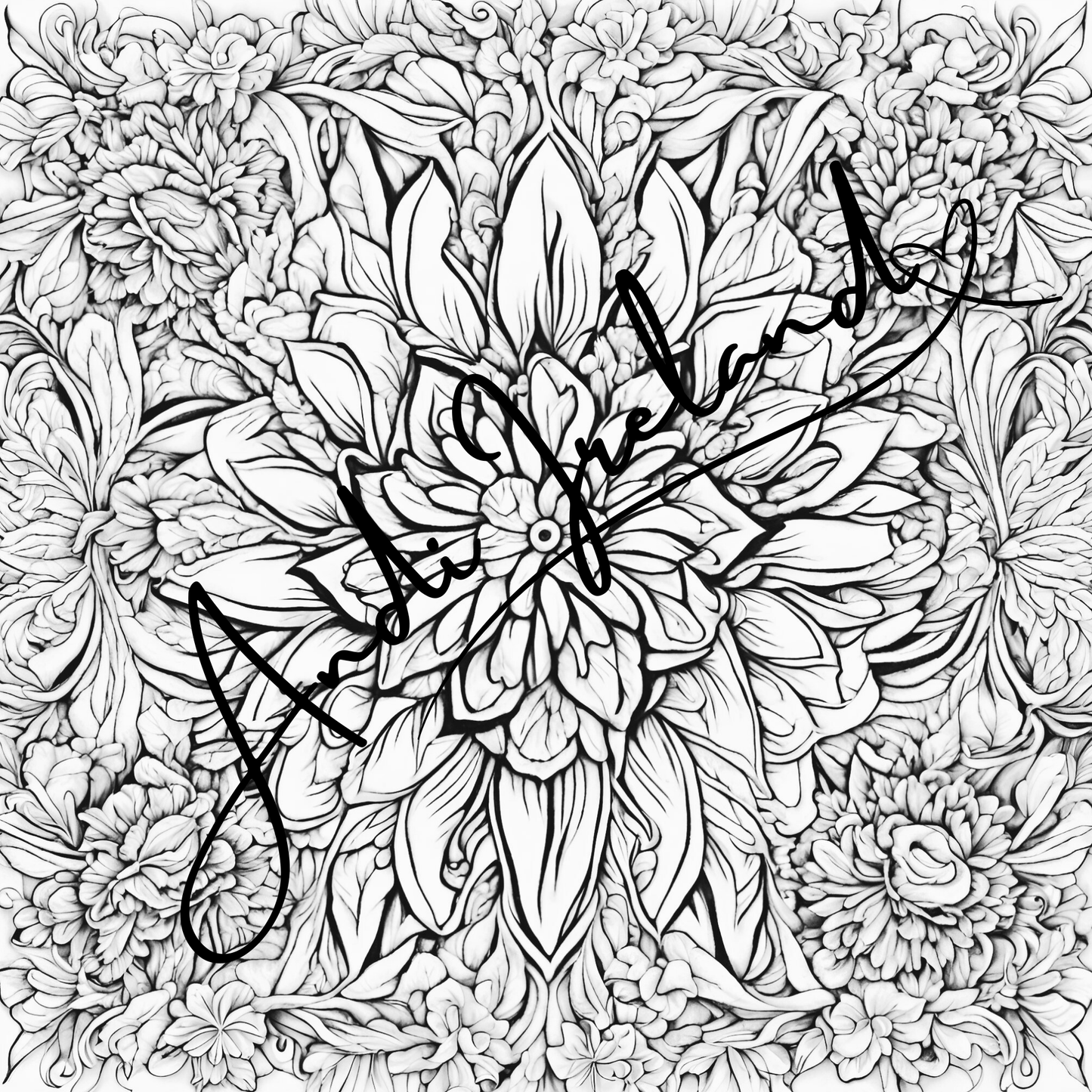 MindSpace Creatives Adult Coloring Book