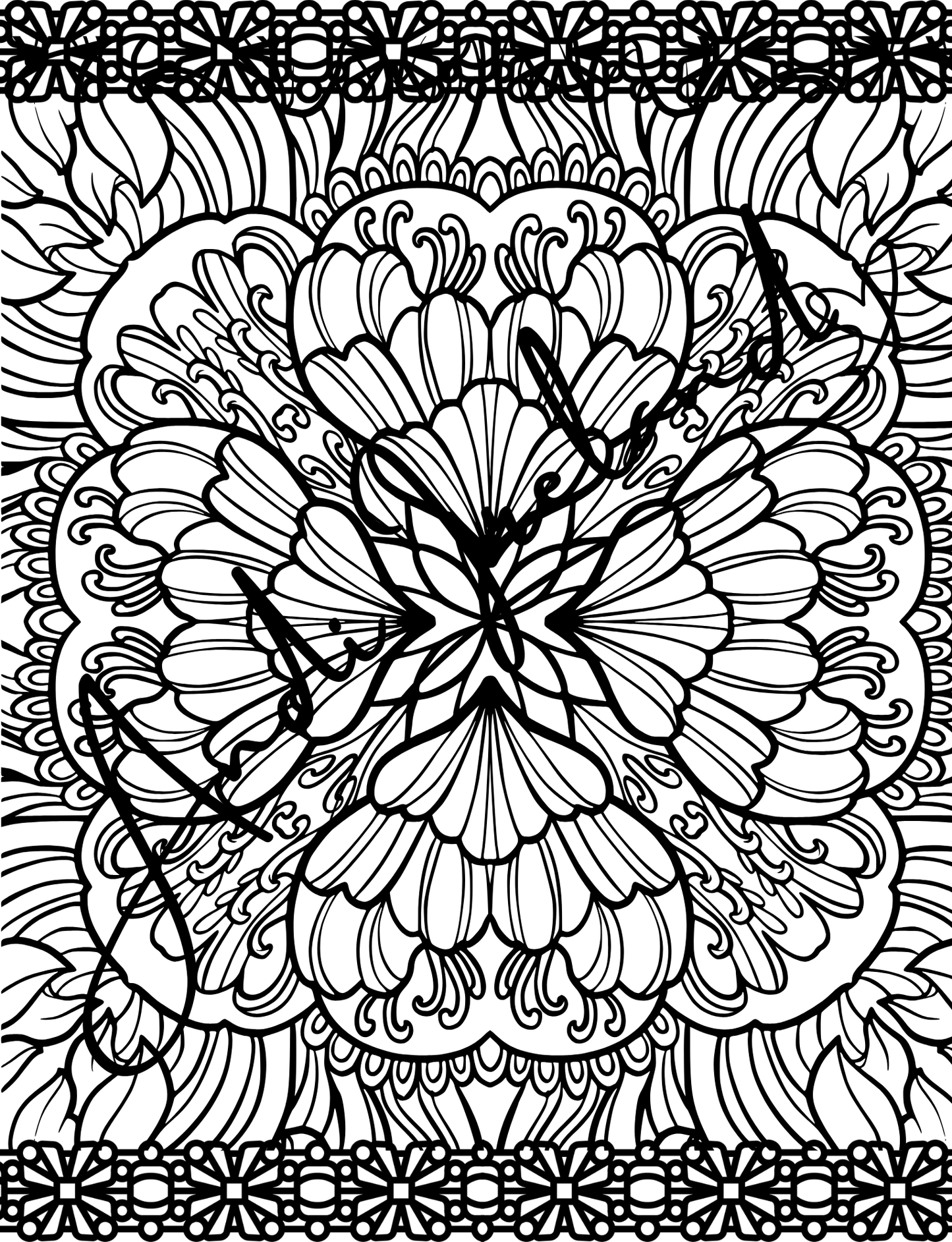 MindSpace Creatives Adult Coloring Book: Florals