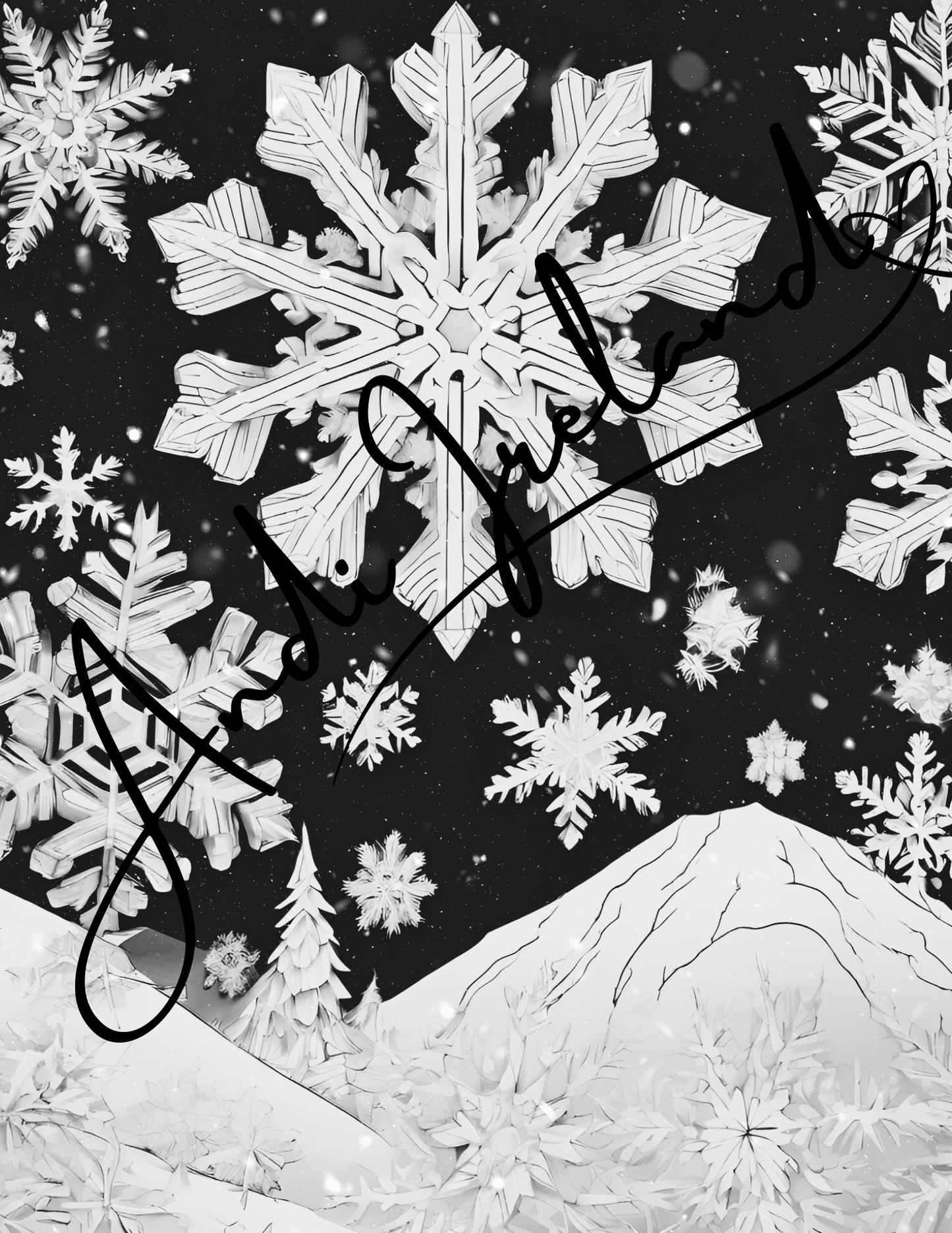 Winter Snowflakes Coloring Pages | PDF Download