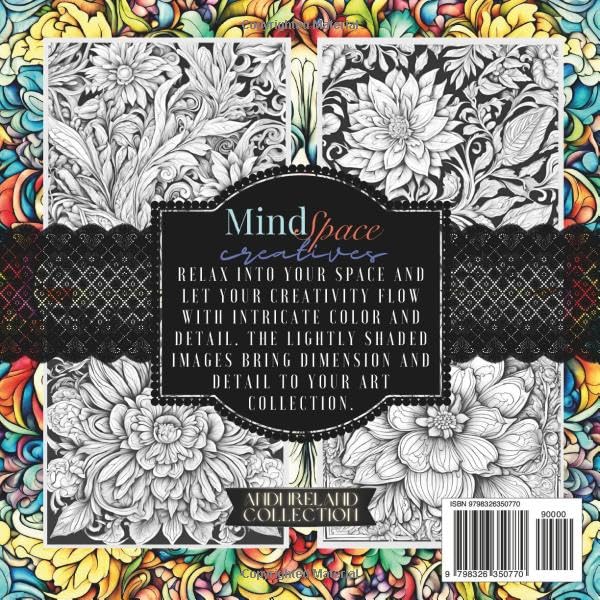 MindSpace Creatives Adult Coloring Book