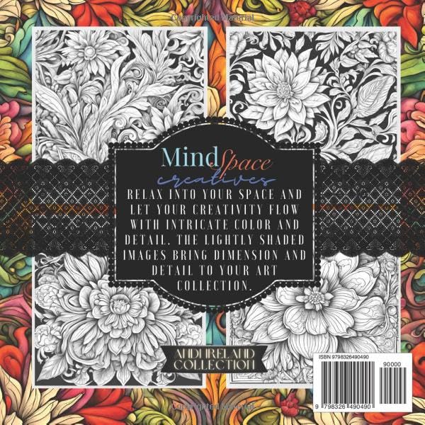 MindSpace Creatives Adult Coloring Book