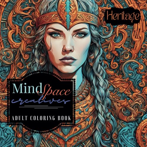 MindSpace Creatives Adult Coloring Book: Heritage