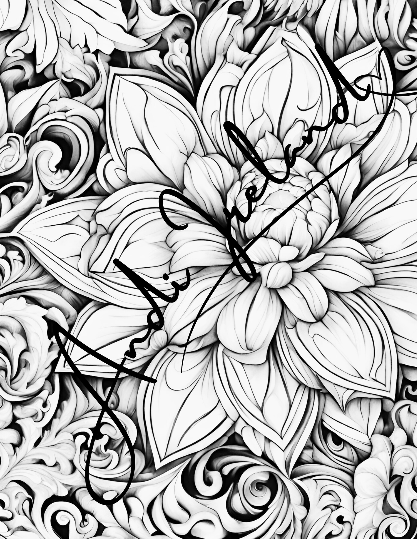 Floral Explosion Abstract Patterns Coloring Pages | PDF Download