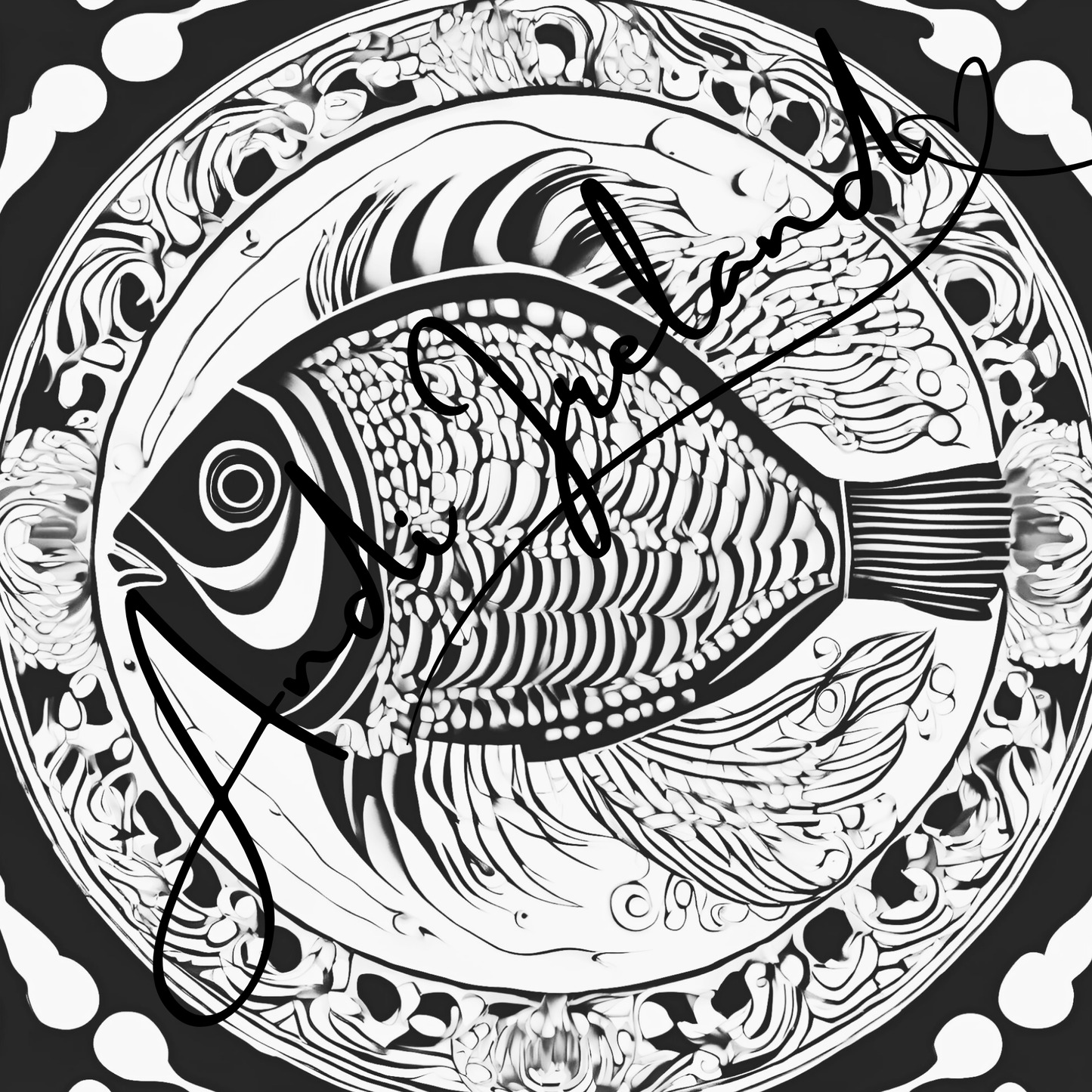 MindSpace Creatives Adult Coloring Book: Creative Coloring Fish Patterns