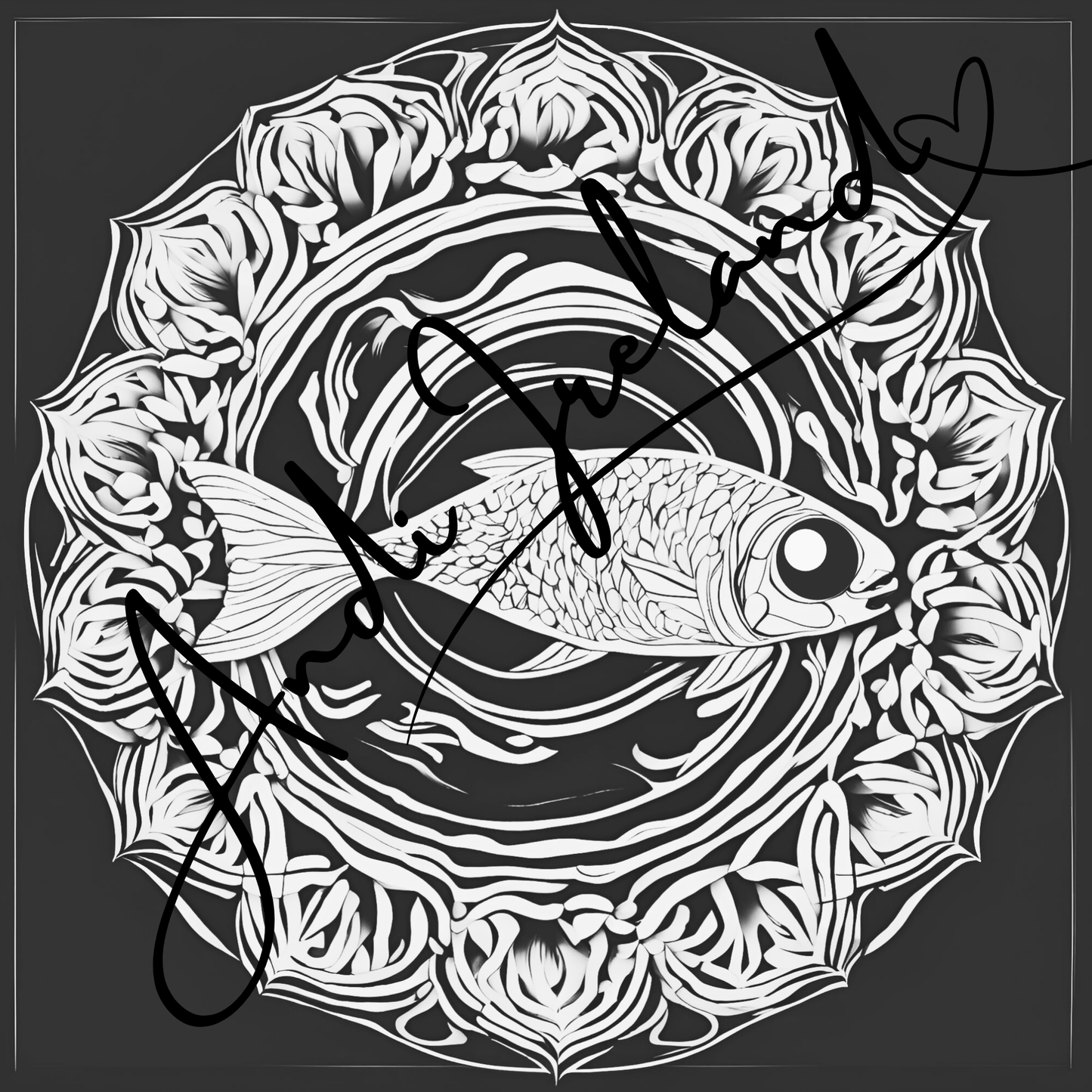 MindSpace Creatives Adult Coloring Book: Creative Coloring Fish Patterns