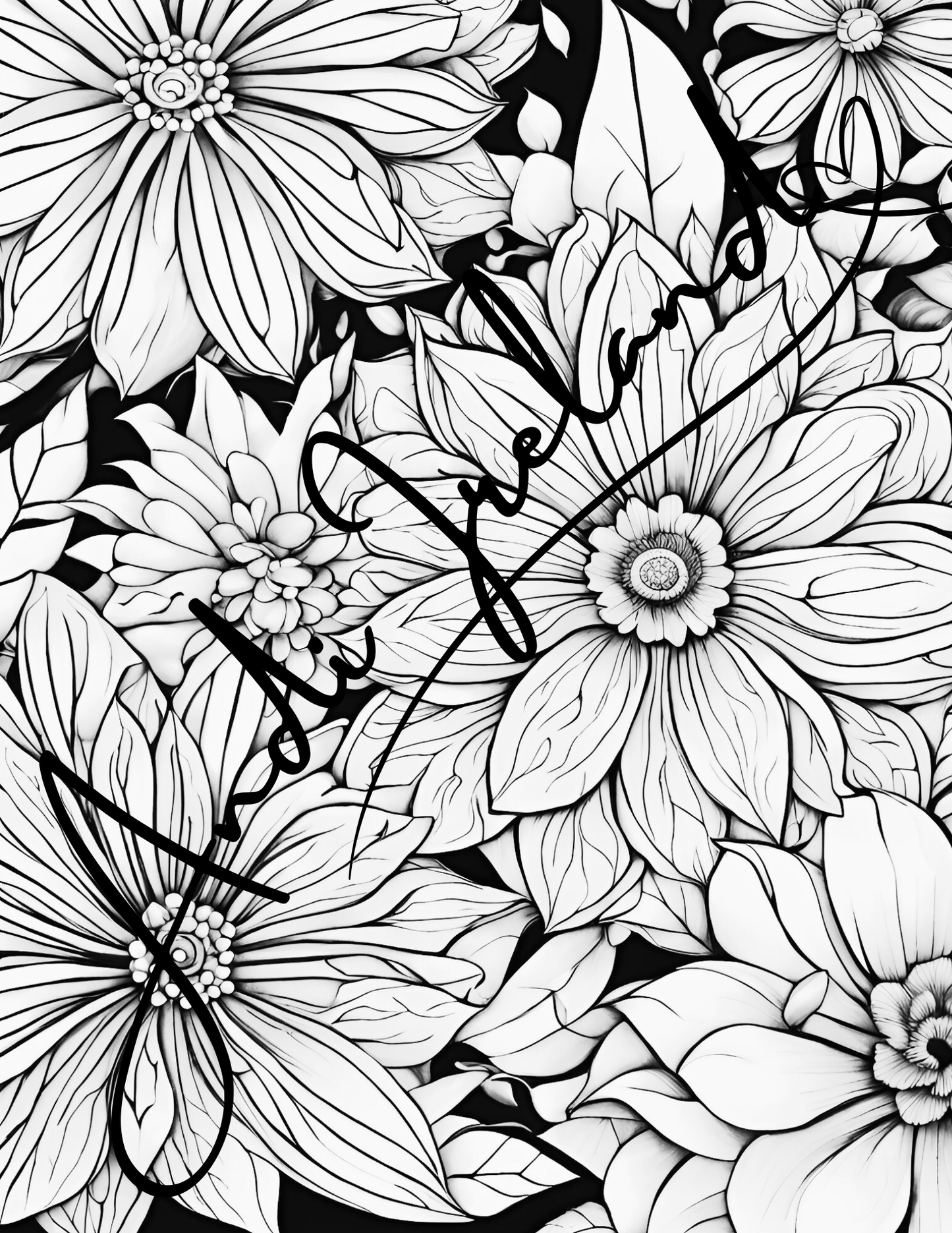 Flowers Patterns Coloring Pages | PDF Download