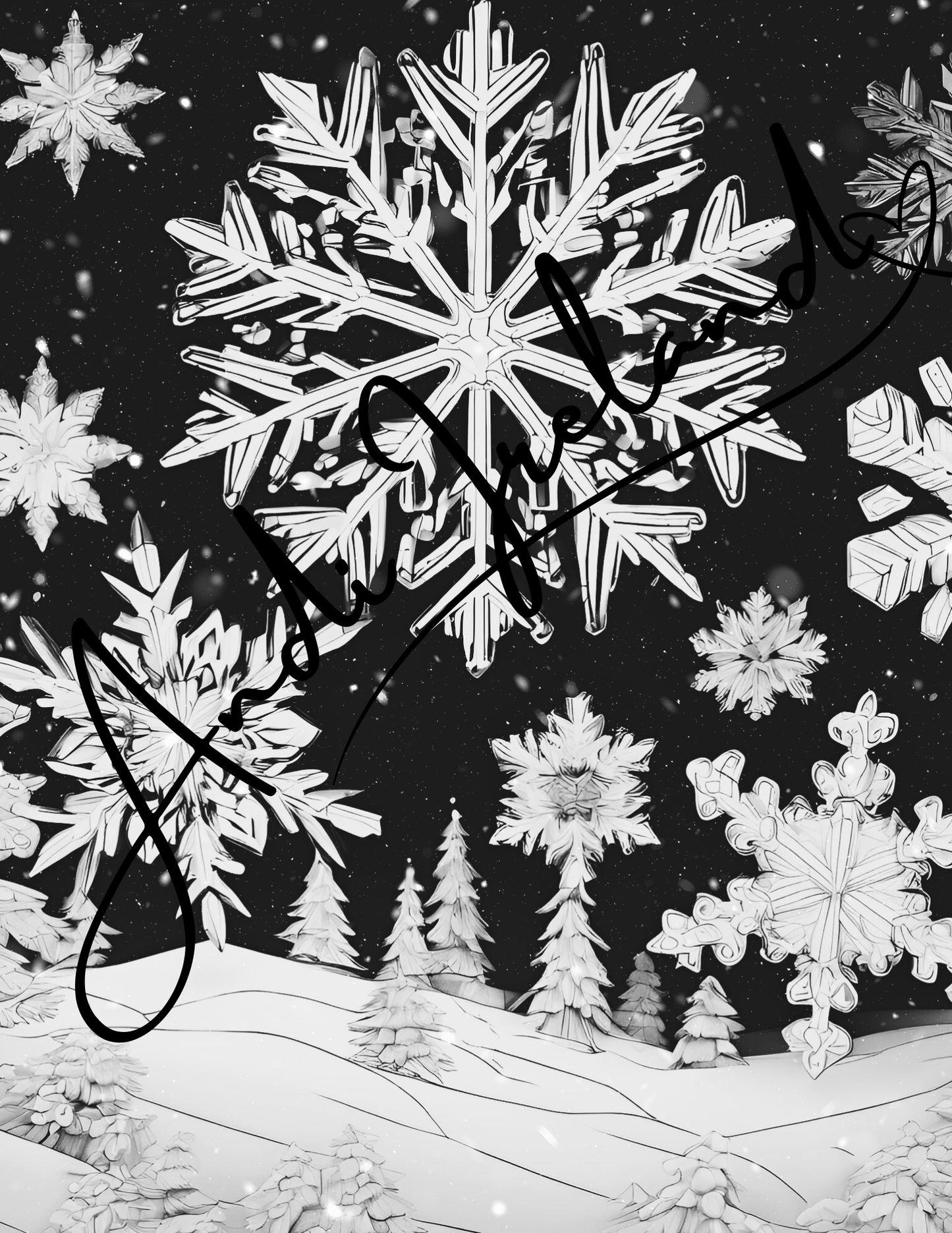 Winter Snowflakes Coloring Pages | PDF Download