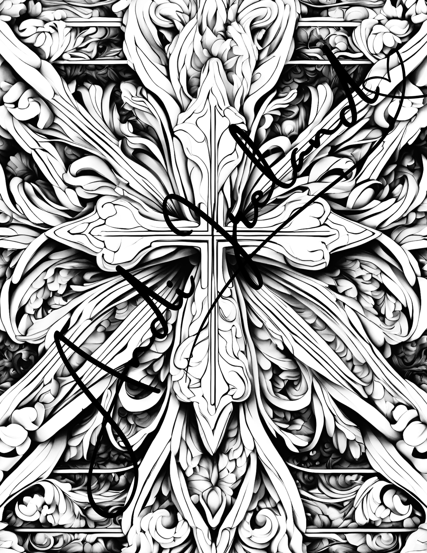 Crossroads Abstract Cross Patterns Coloring Pages | PDF Download