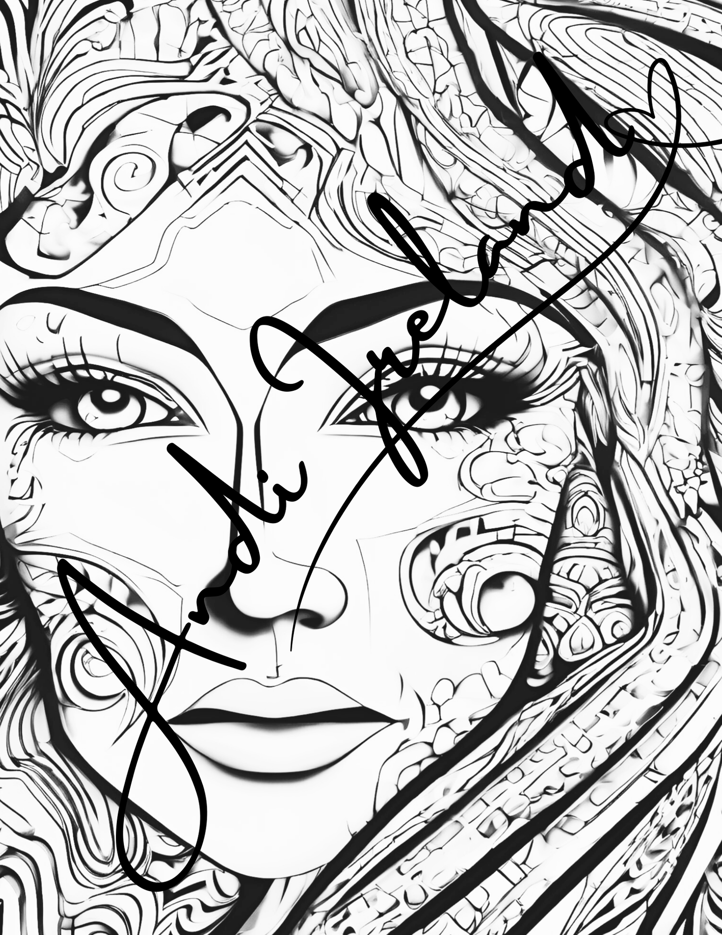 Goddess Energy Coloring Pages | PDF Download