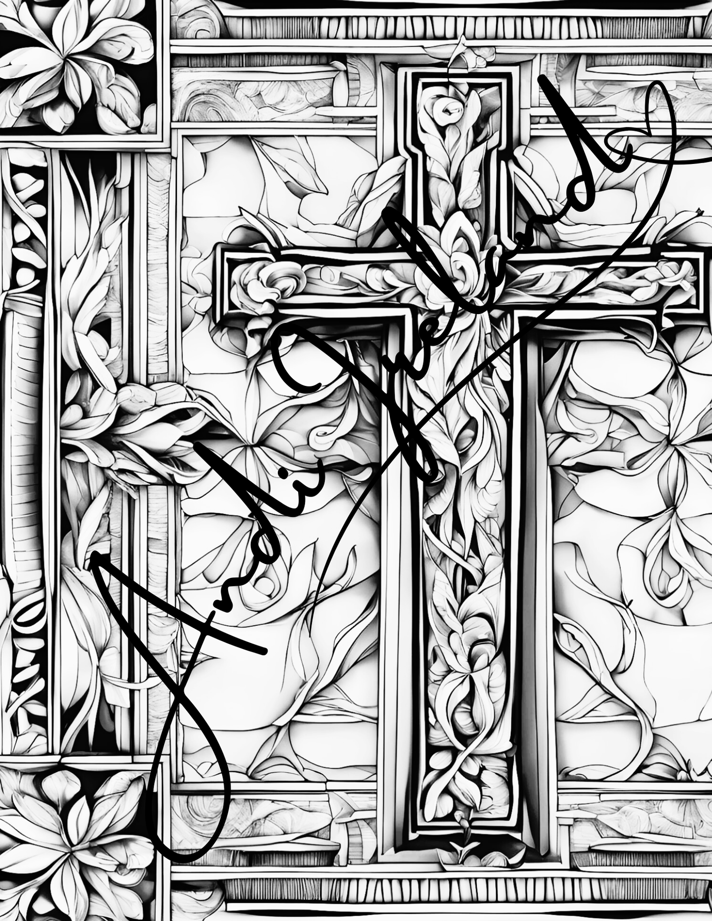 Crossroads Abstract Cross Patterns Coloring Pages | PDF Download