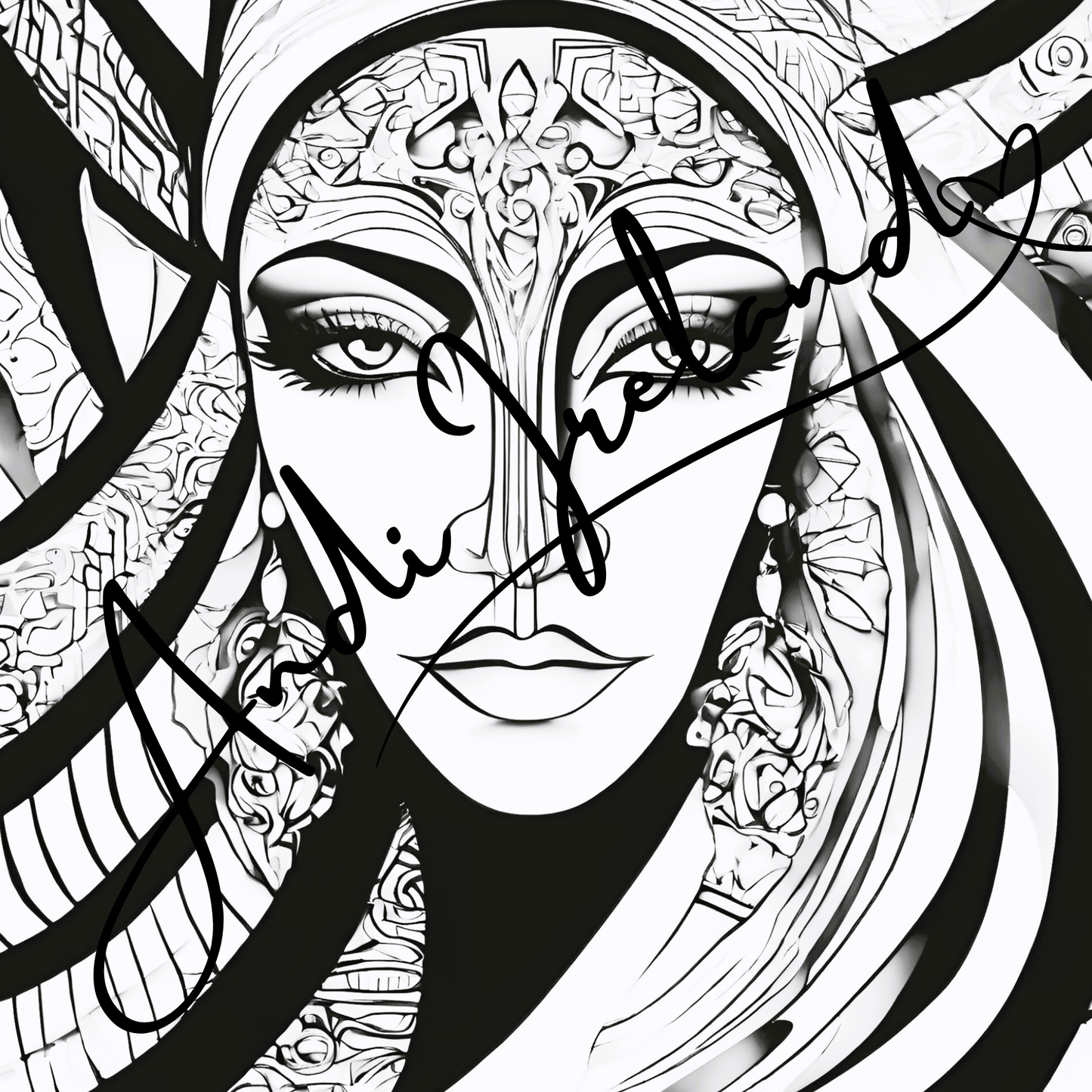 MindSpace Creatives: Adult Coloring Book Goddess