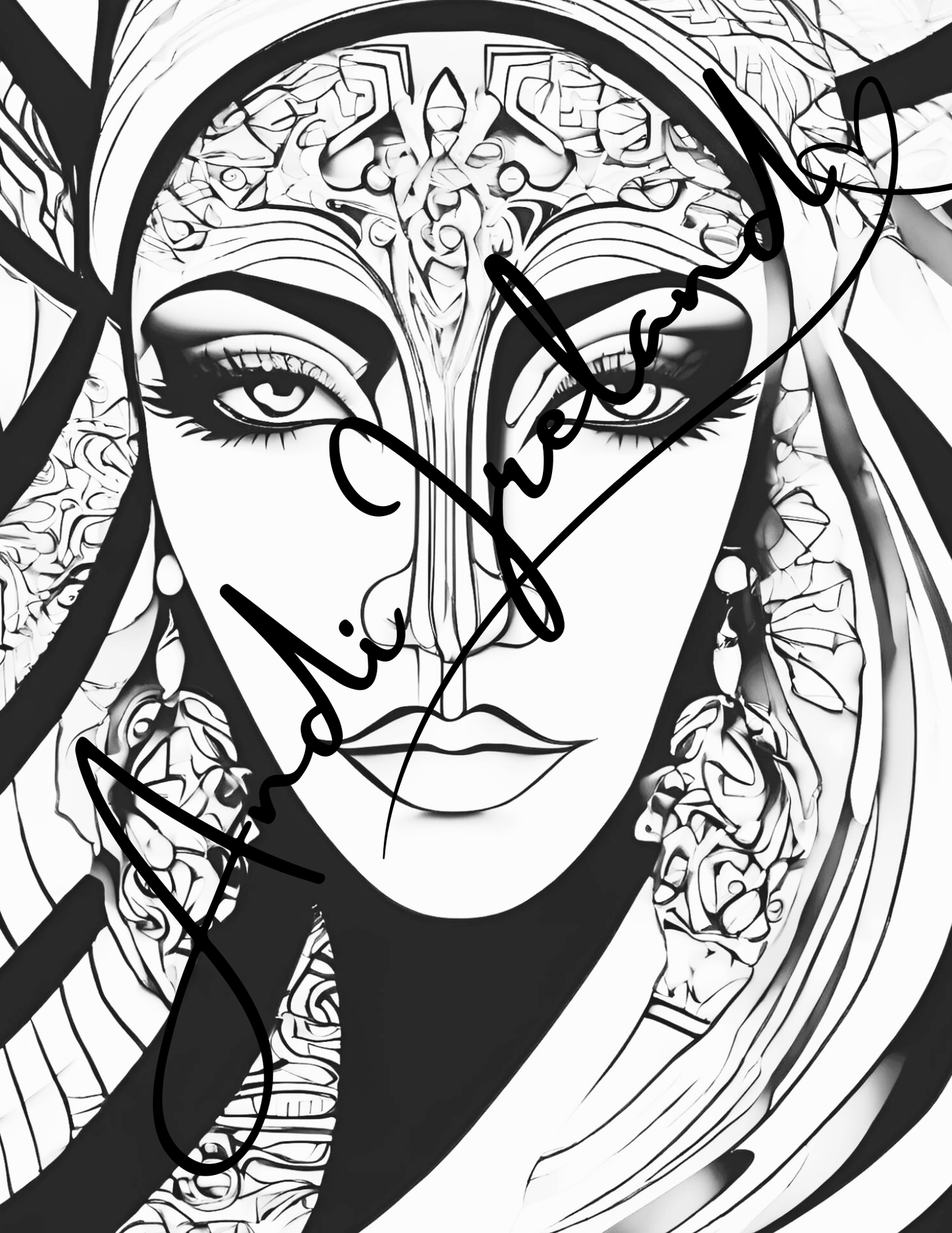 Goddess Energy Coloring Pages | PDF Download