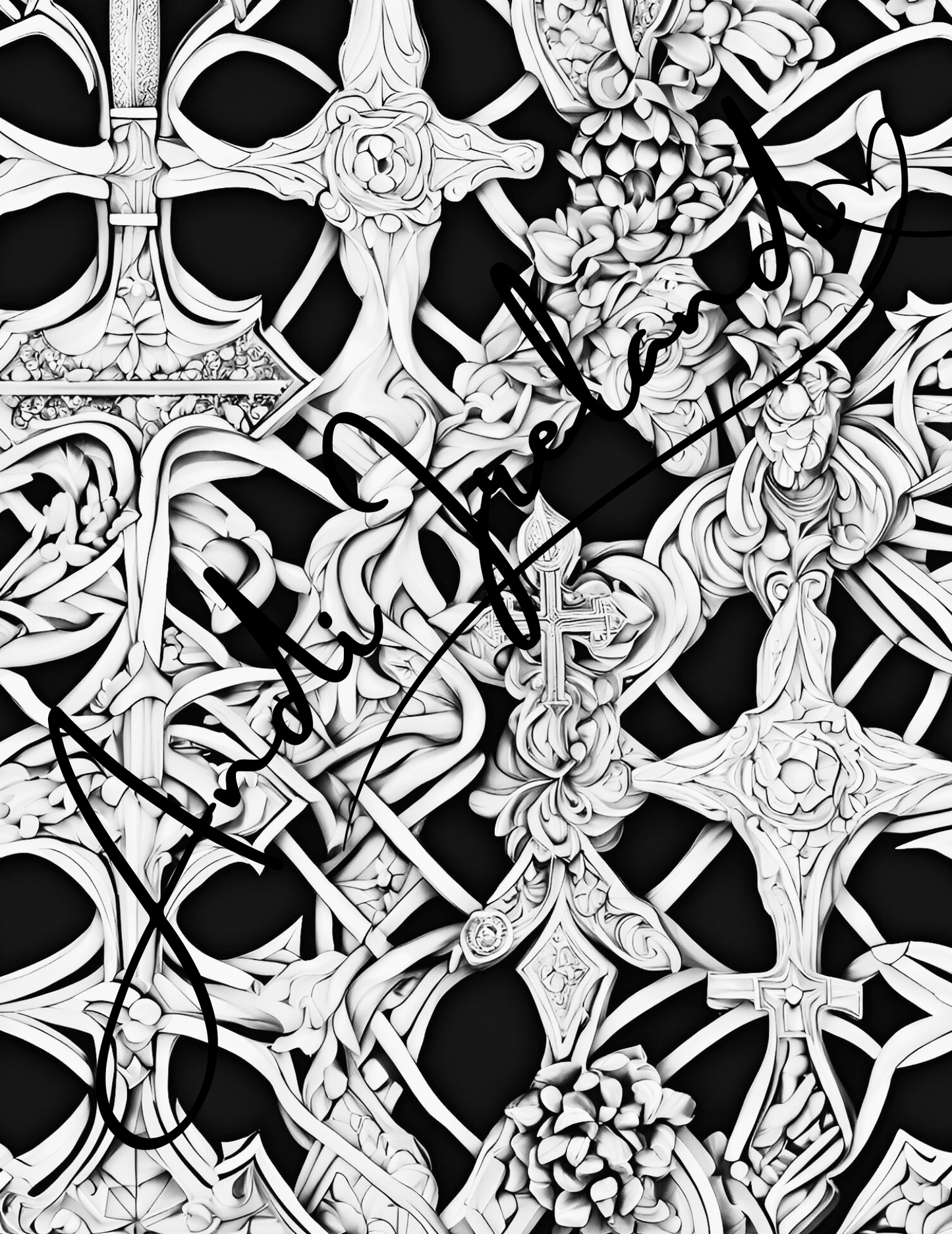 Gothic Patterns Coloring Pages | PDF Download