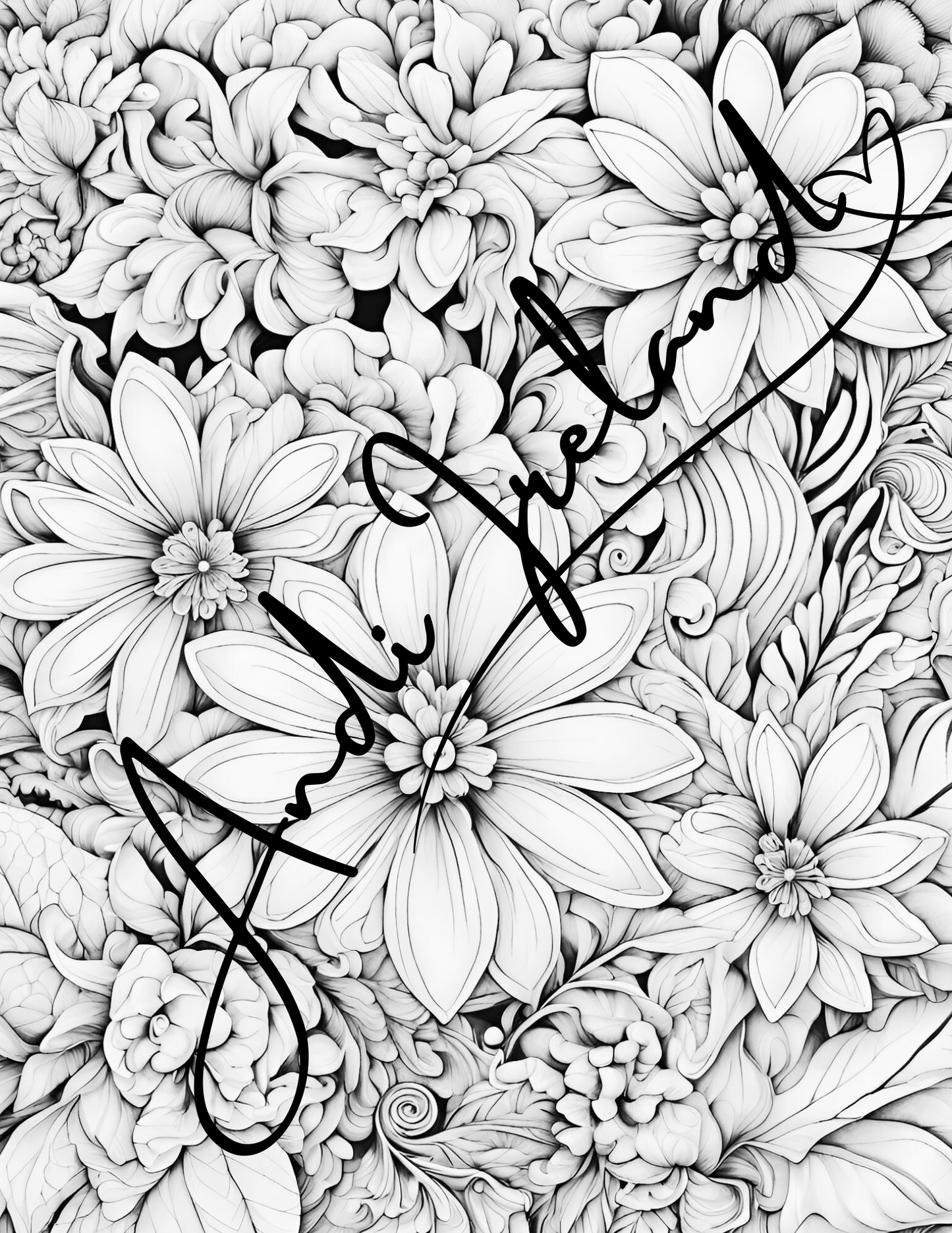 Floral Explosion Abstract Patterns Coloring Pages | PDF Download