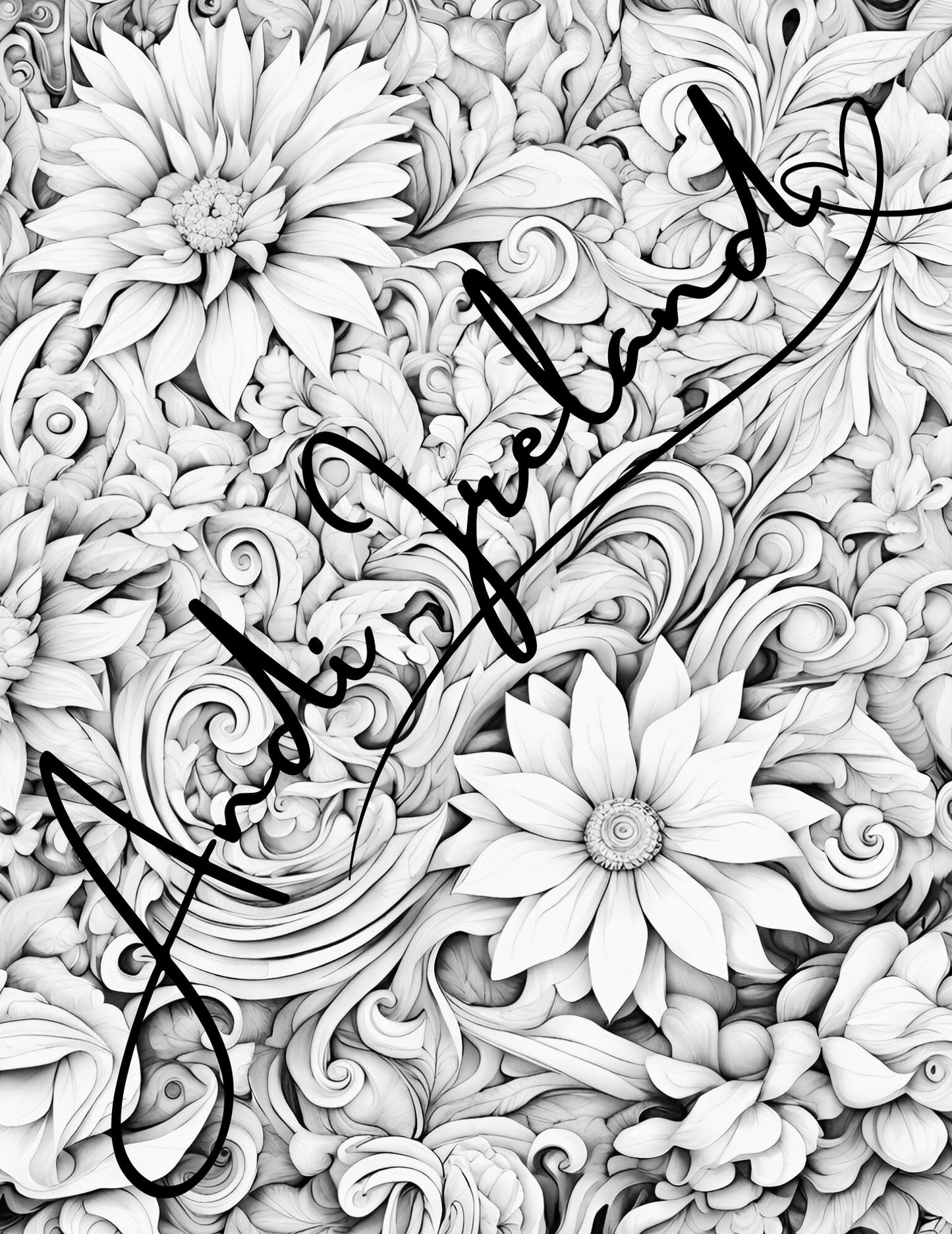 Flowers Patterns Coloring Pages | PDF Download